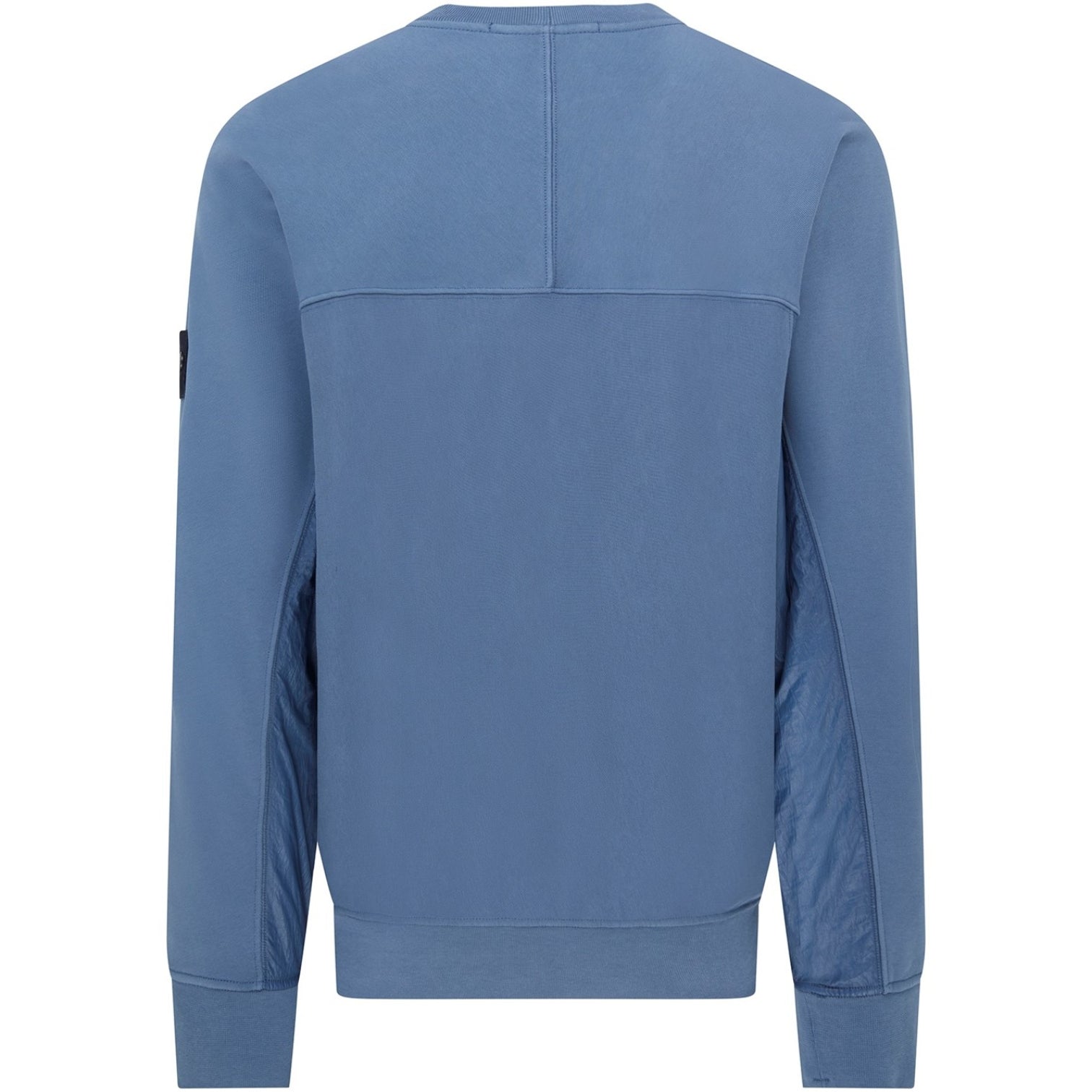 LUXURY HUB STONE ISLAND NYLON FLEECE CREWNECK SWEATSHIRT