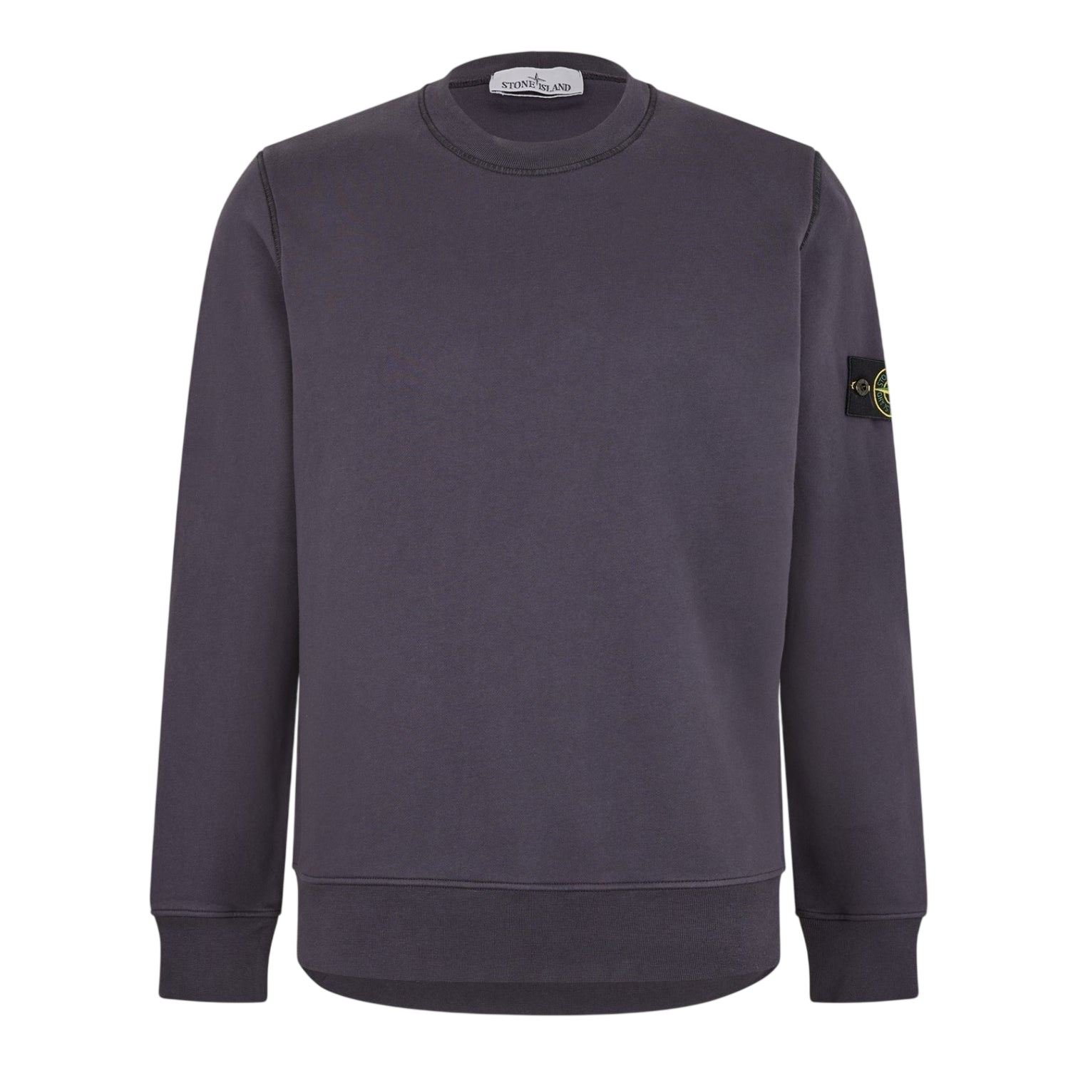 LUXURY HUB STONE ISLAND LOGO CREW SWEATSHIRT