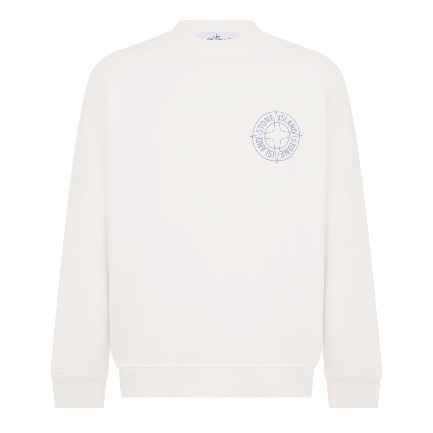 LUXURY HUB STONE ISLAND MEN'S COMPASS CREW SWEATSHIRT