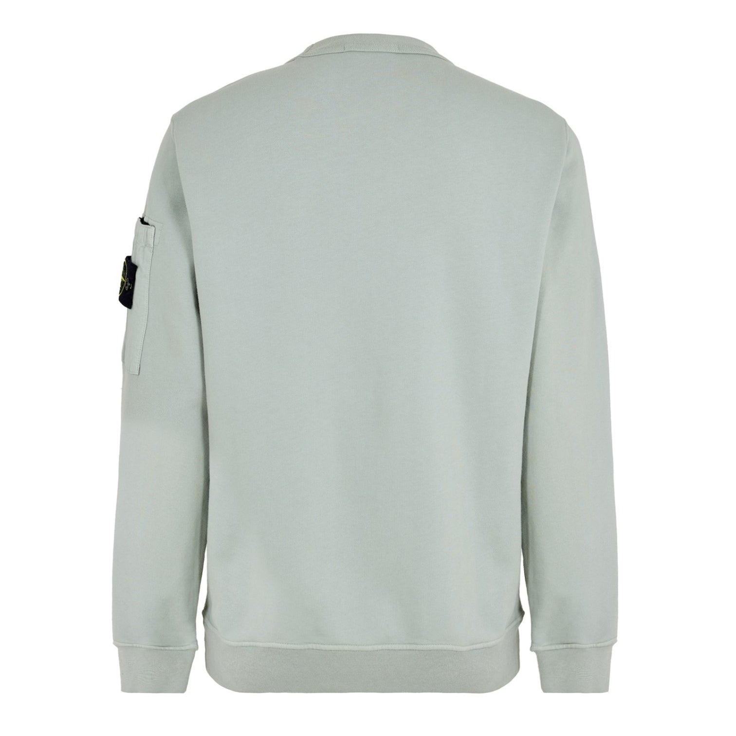 LUXURY HUB STONE ISLAND MEN'S ZIPPED POCKET CREW SWEATSHIRT