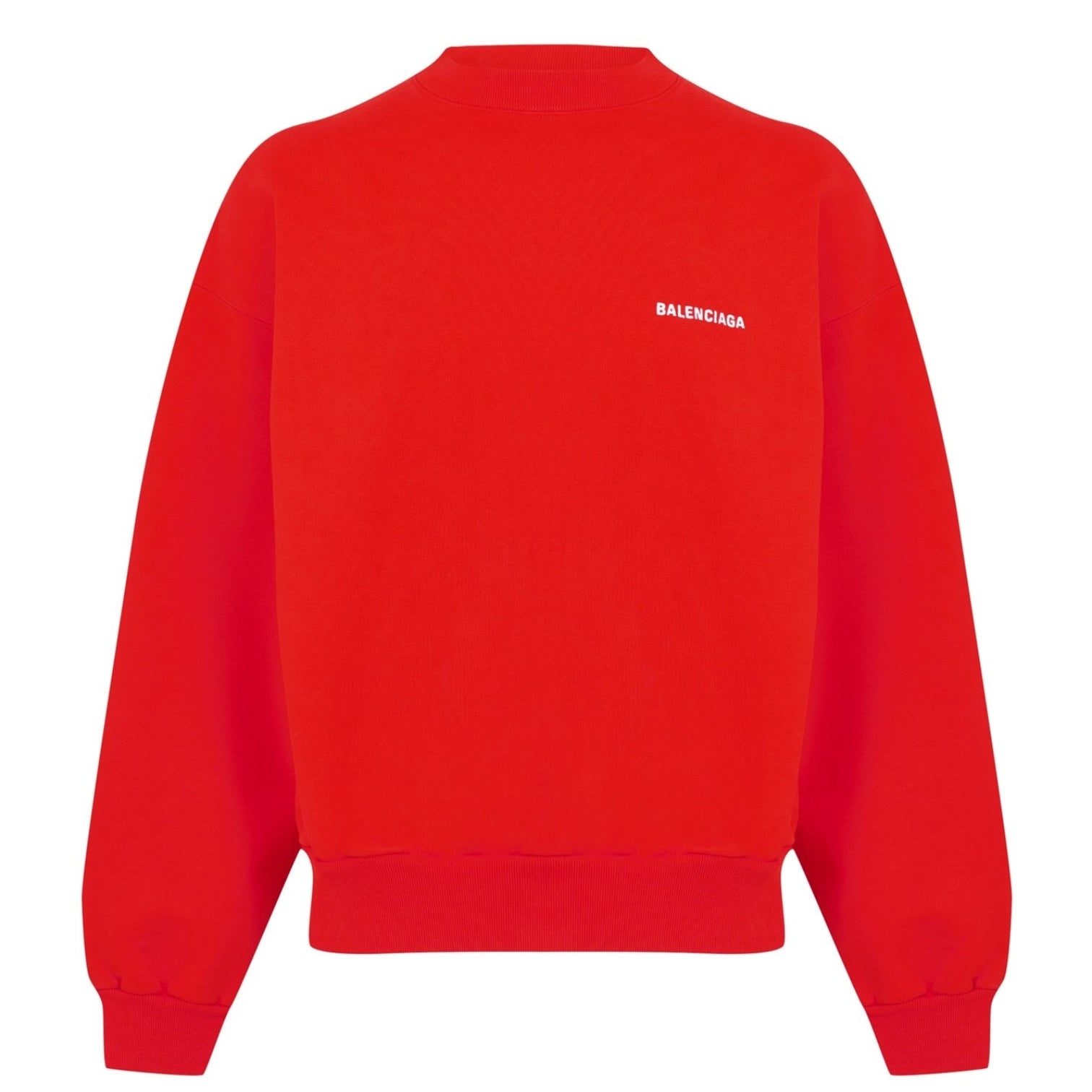 LUXURY HUB BALENCIAGA CLASSIC LOGO CREWNECK