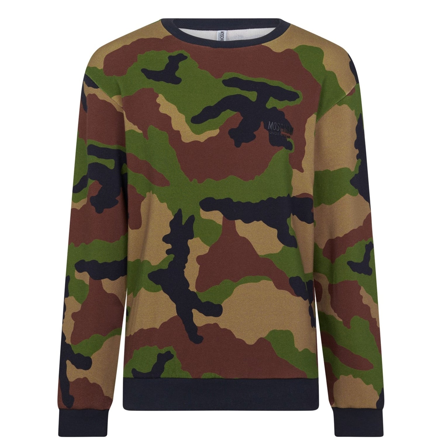 LUXURY HUB MOSCHINO UNDERWEAR CAMOUFLAGE SWEATSHIRT