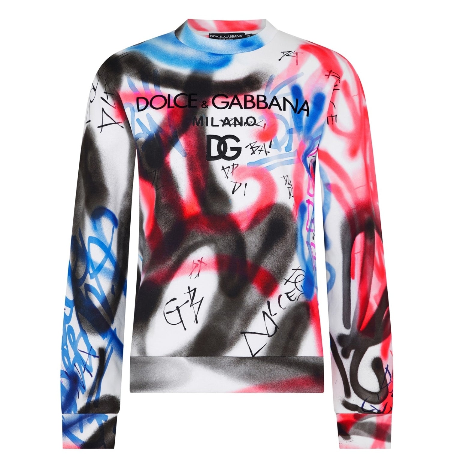 LUXURY HUB DOLCE AND GABBANA GRAFFITI SWEATSHIRT