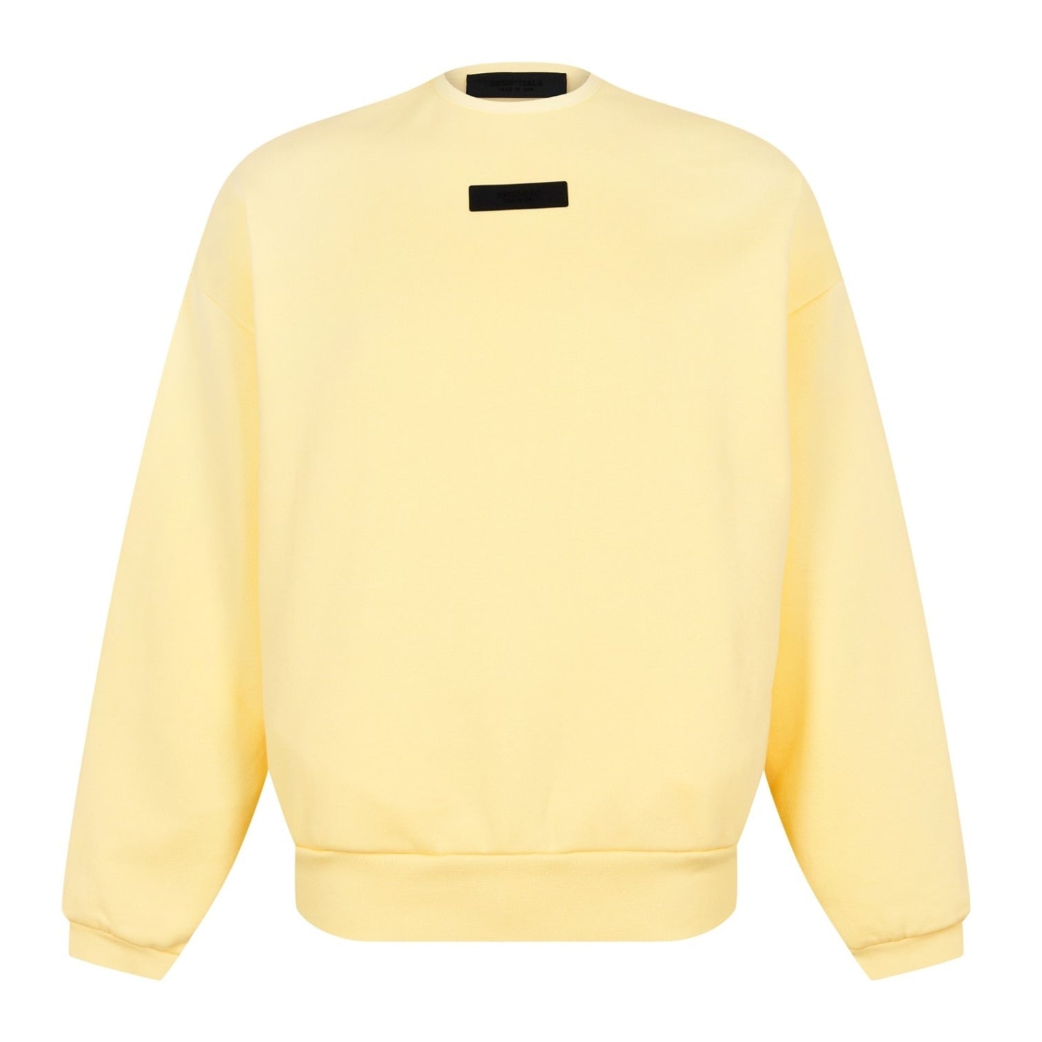 LUXURY HUB FEAR OF GOD ESSENTIALS LOGO CREW SWEATER