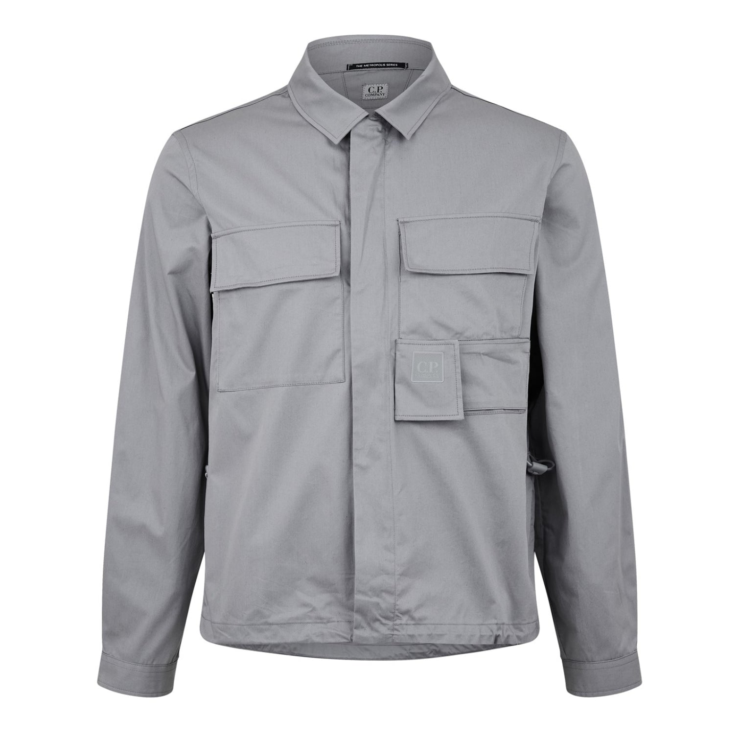 LUXURY HUB CP COMPANY METROPOLIS GABARDINE POCKET SHIRT