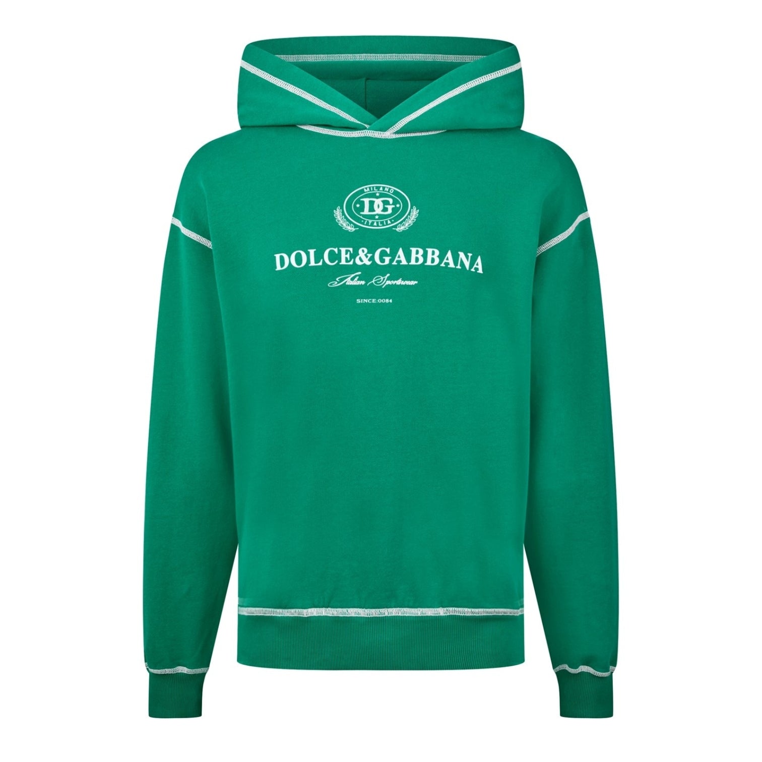 LUXURY HUB DOLCE AND GABBANA DG FLOCK HOODIE