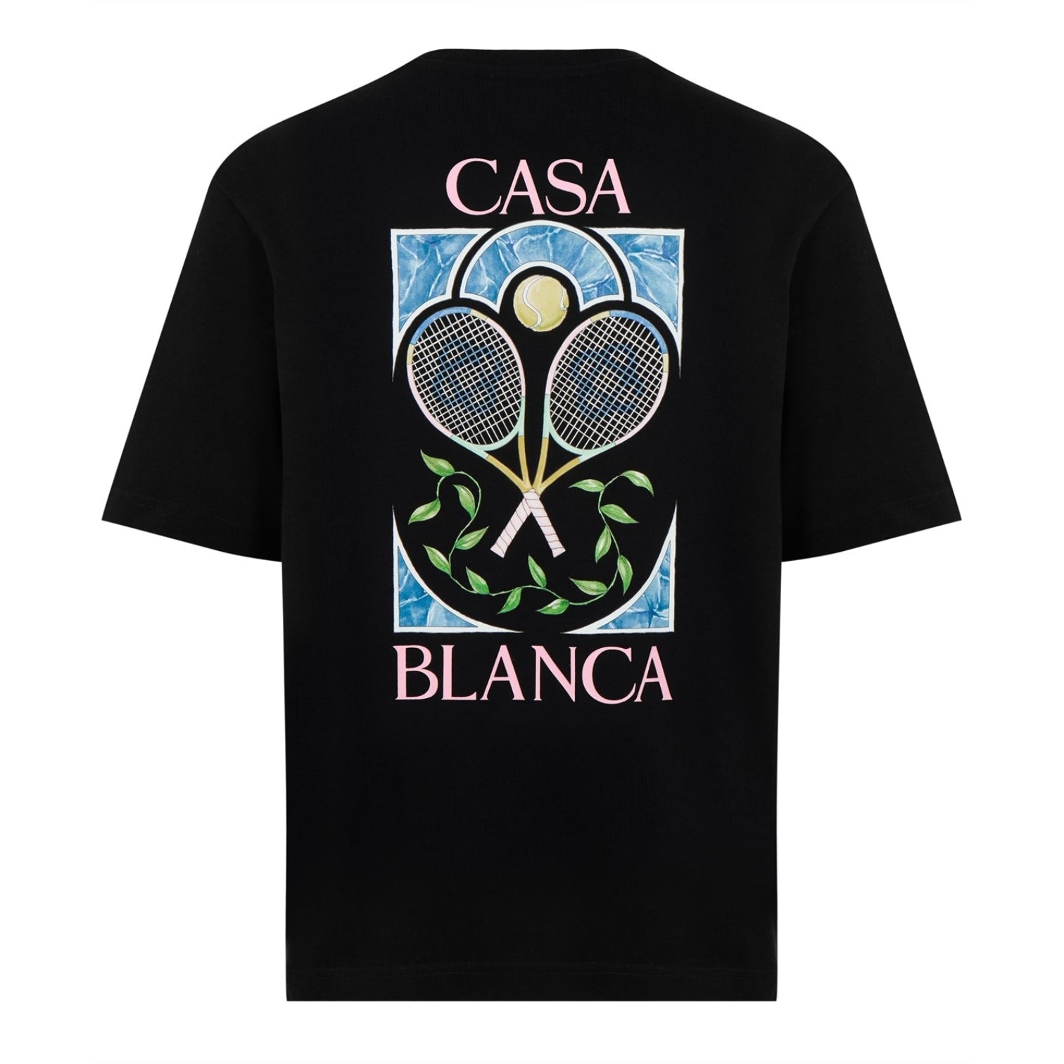 LUXURY HUB CASABLANCA TENNIS RACKET TEE