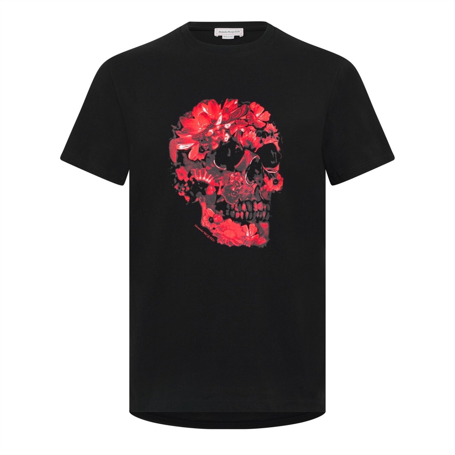 ★Alexander Mcqueen★ Red Graffiti Point Short Sleeve Tee ☆Alexander Mcqueen☆ Red Graffiti Point Short Sleeve Tee