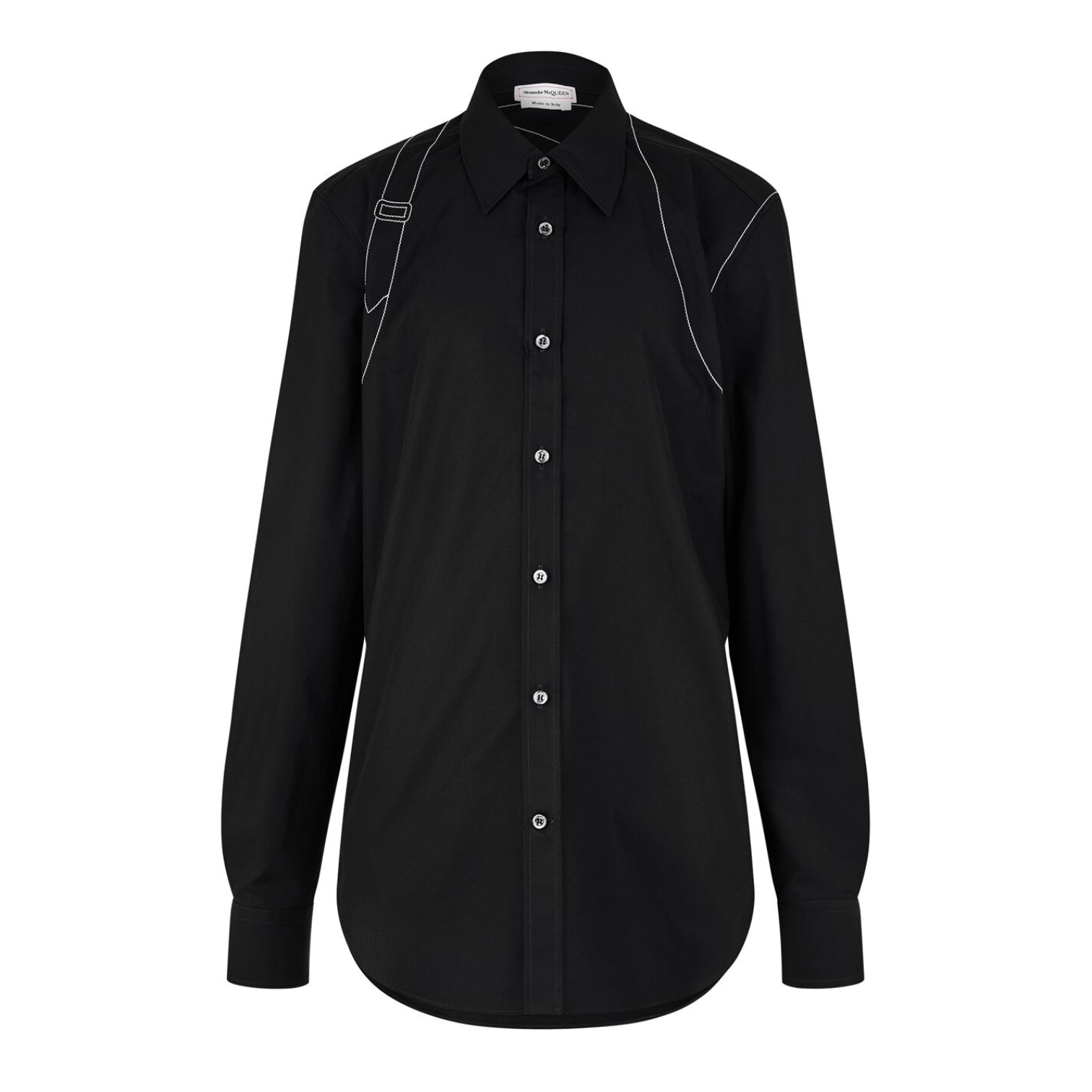 LUXURY HUB ALEXANDER MCQUEEN ALEX CNTRST STCH SHIRT