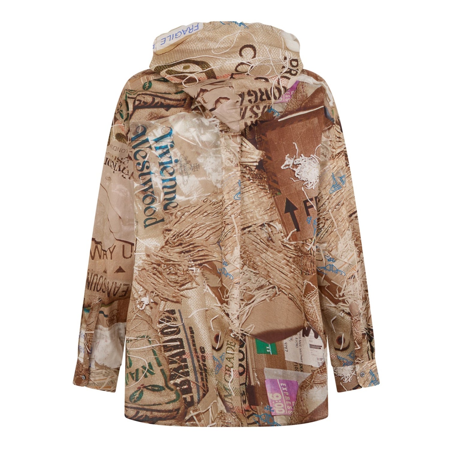 LUXURY HUB VIVIENNE WESTWOOD VIV HOODED SHIRT