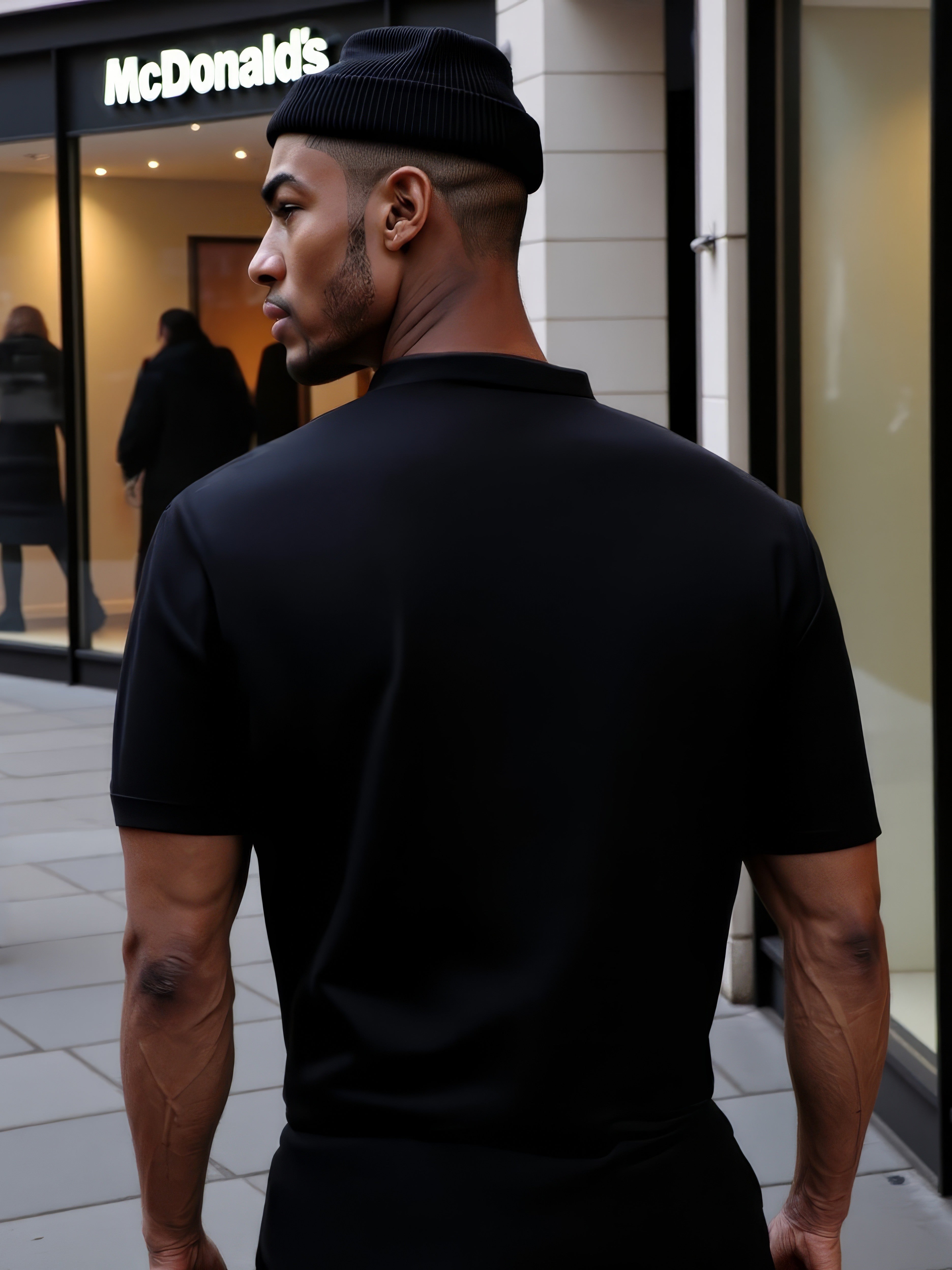 LUXURY HUB BALENCIAGA REVERSED LOGO TEE