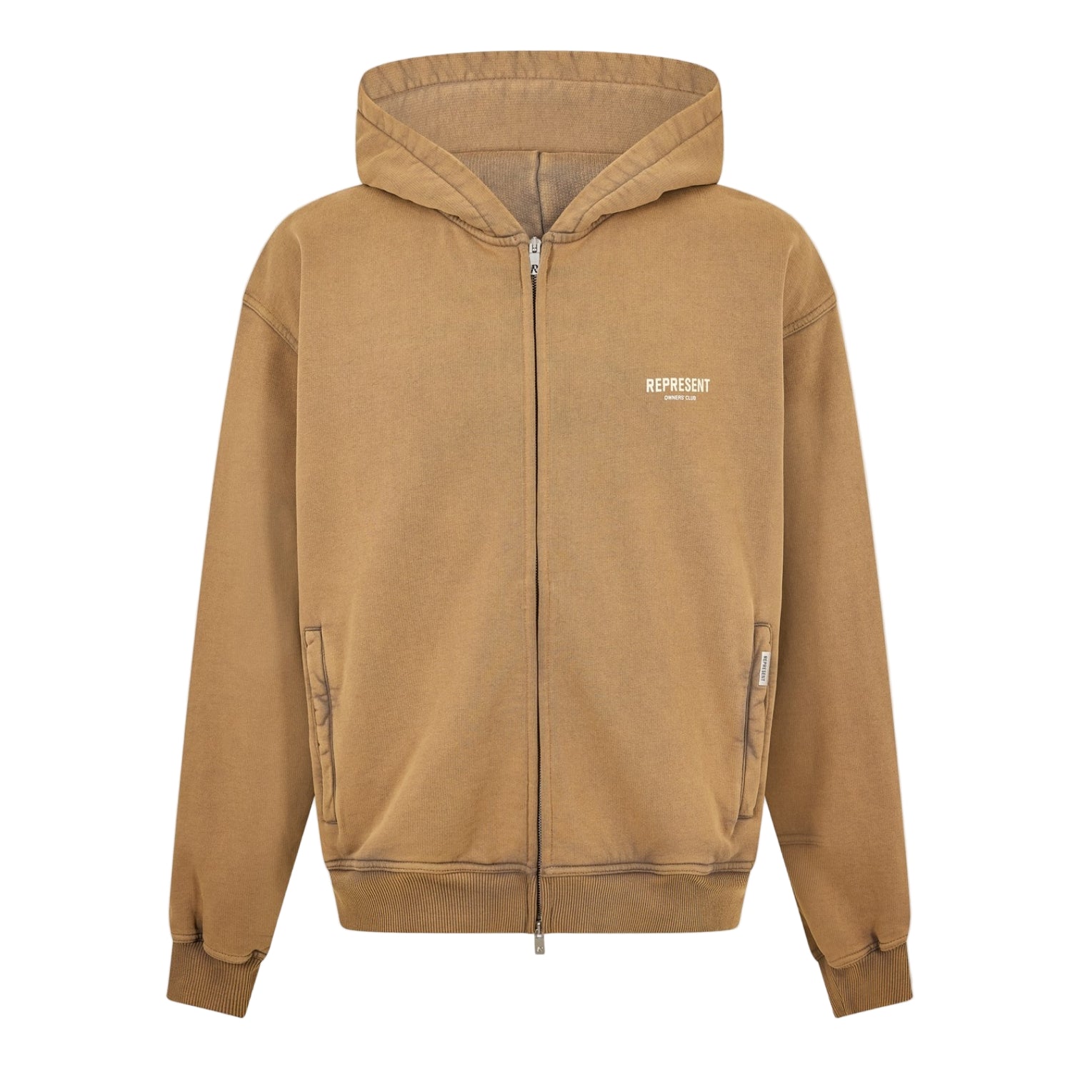 LUXURY HUB REPRESENT MEN'S REP OWNERS CLUB ZIPPED HOODIE, BOLD LOGO