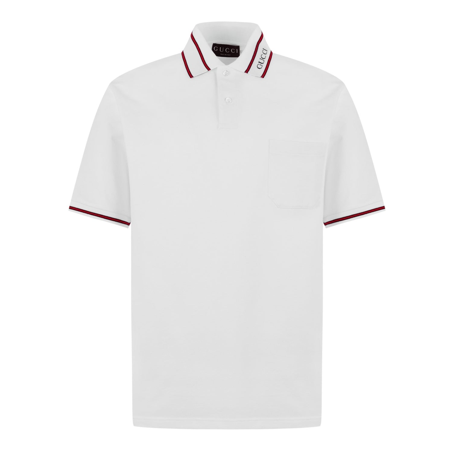 LUXURY HUB GUCCI GUCCI CLLR LOGO POLO