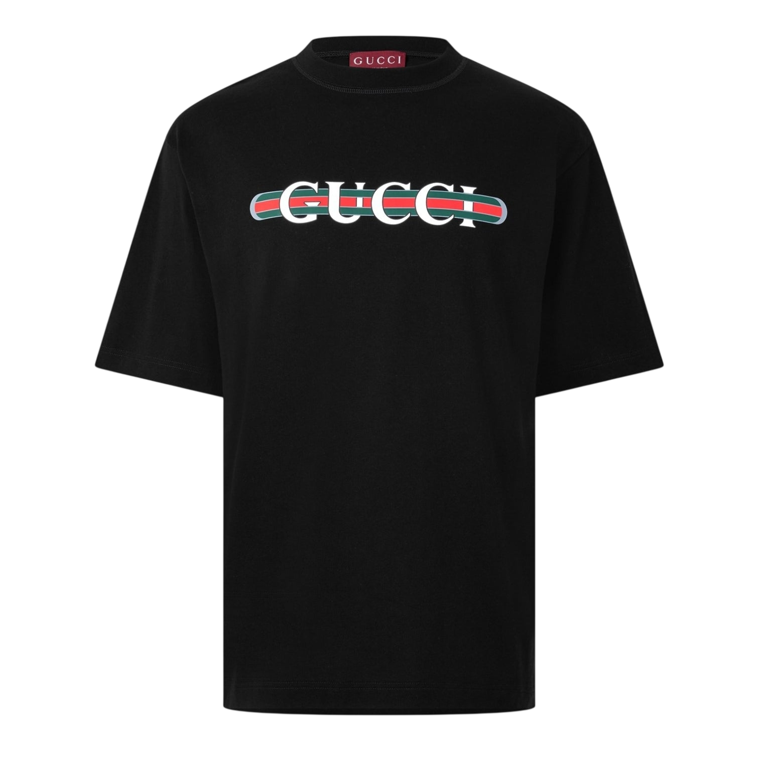 LUXURY HUB GUCCI LOGO PRINT TEE