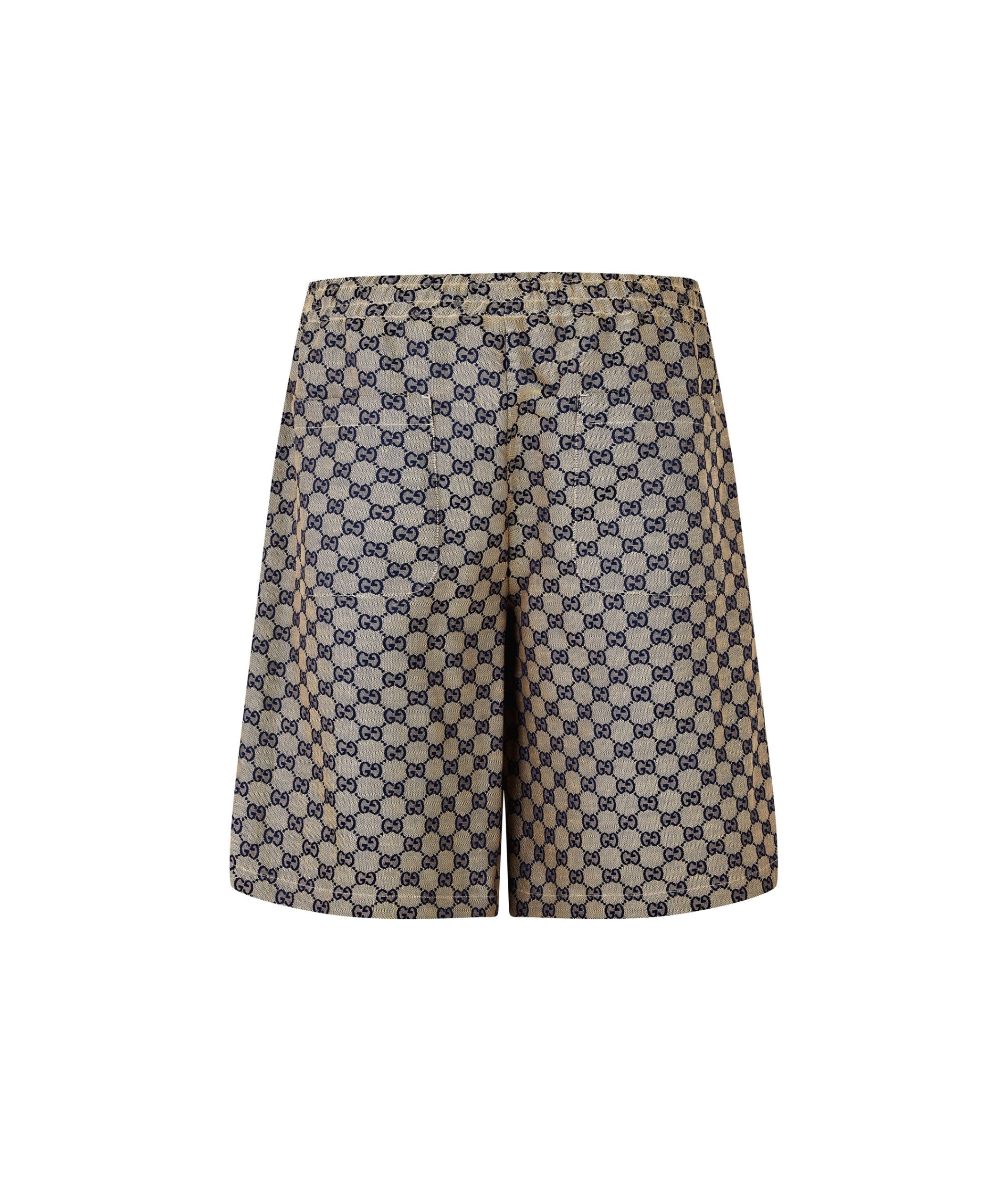 LUXURY HUB GUCCI LINEN BLEND SHORTS