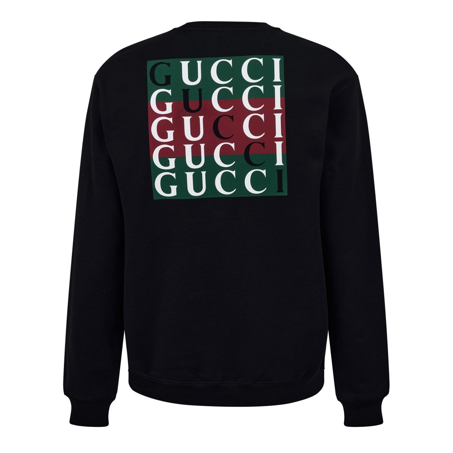 LUXURY HUB GUCCI GUCCI INTER LOGO SWEATSHIRT