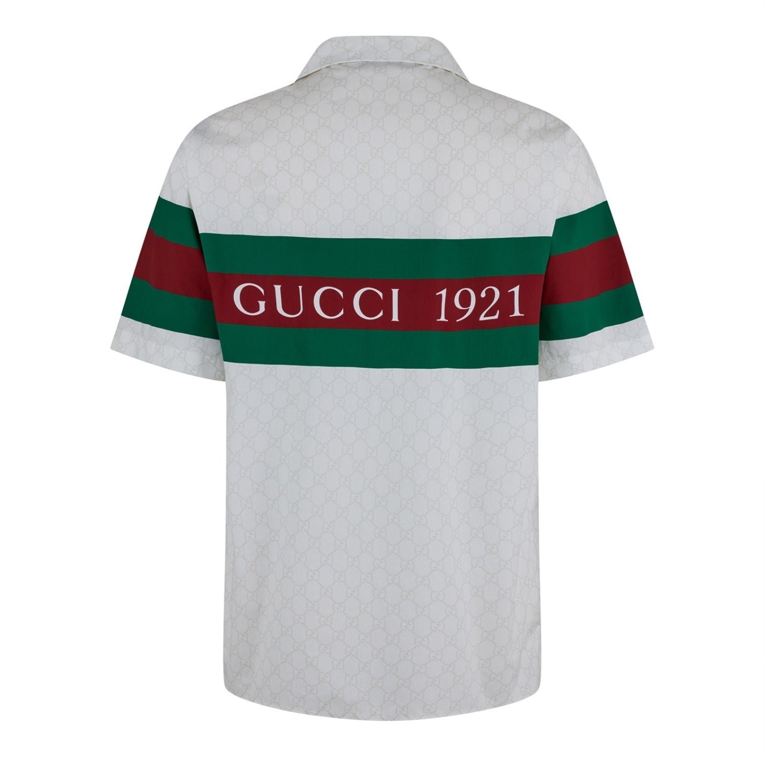 LUXURY HUB GUCCI GG COTTON WEB SHIRT