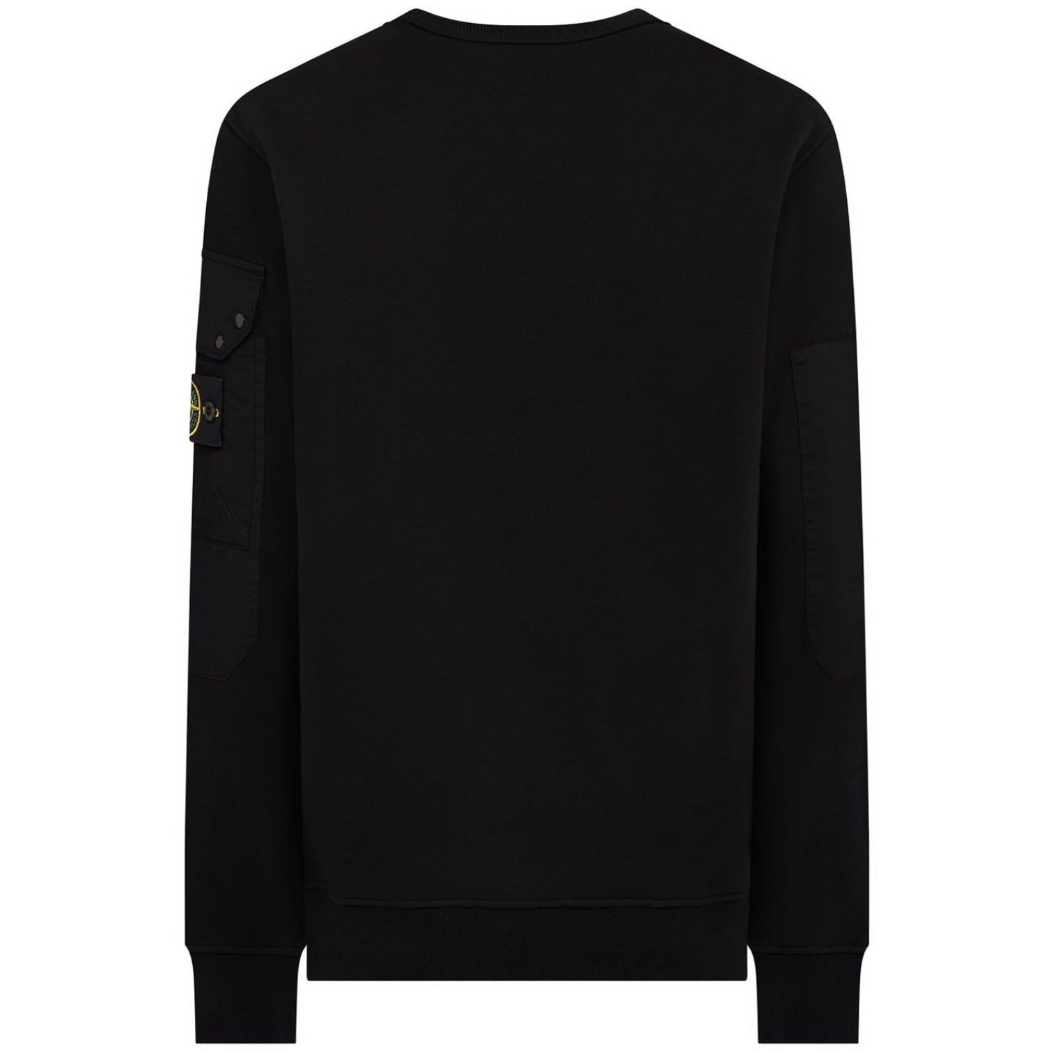 LUXURY HUB STONE ISLAND CREWNECK POCKET SWEATSHIRT