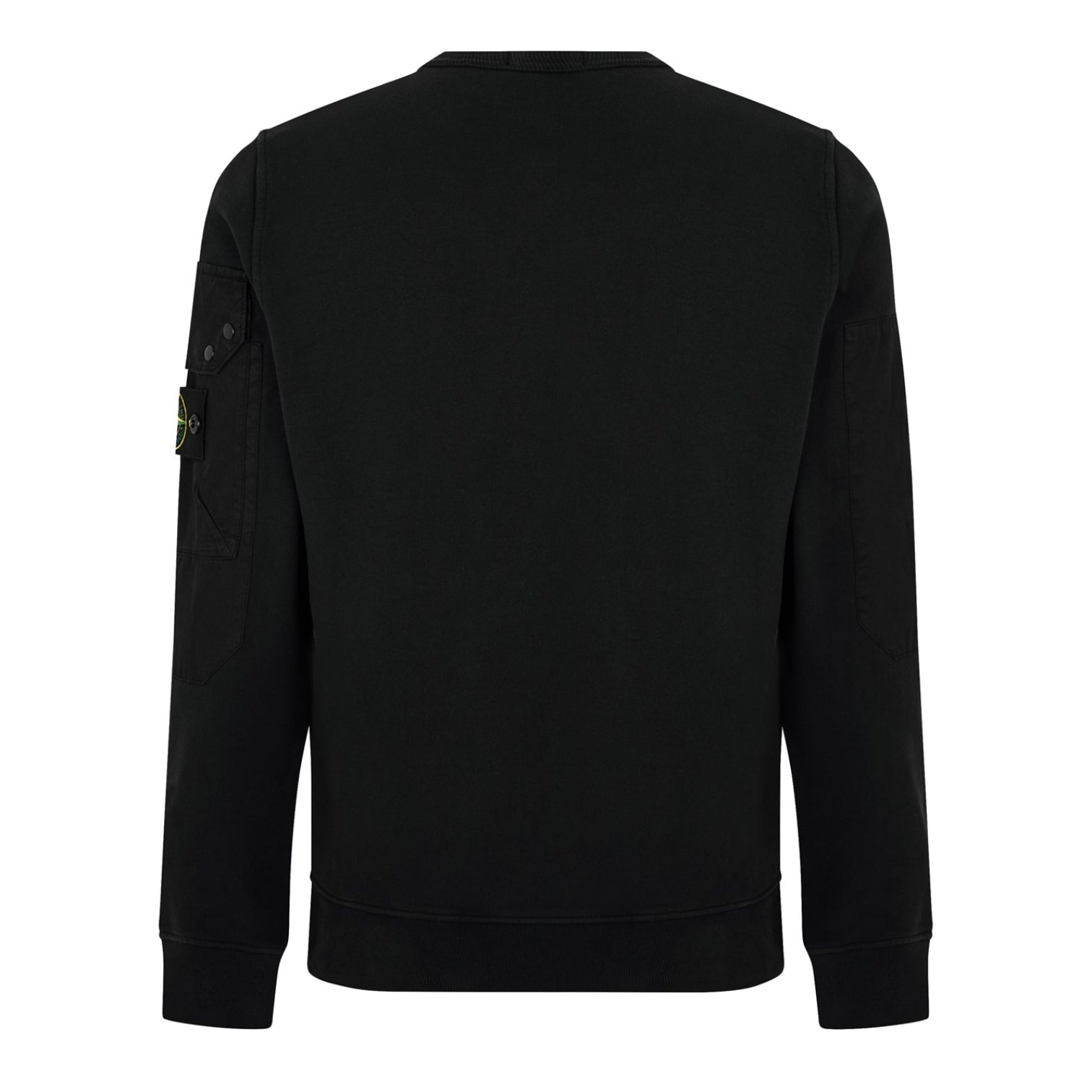 LUXURY HUB STONE ISLAND CREWNECK POCKET SWEATSHIRT