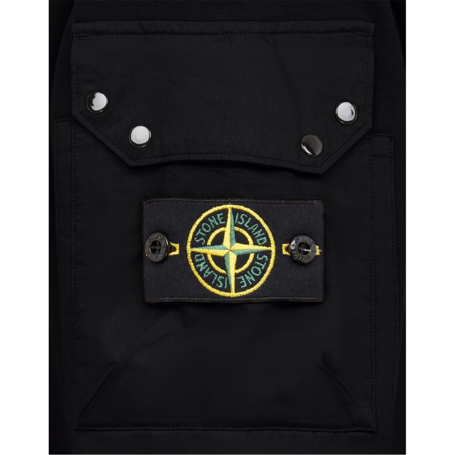 LUXURY HUB STONE ISLAND CREWNECK POCKET SWEATSHIRT