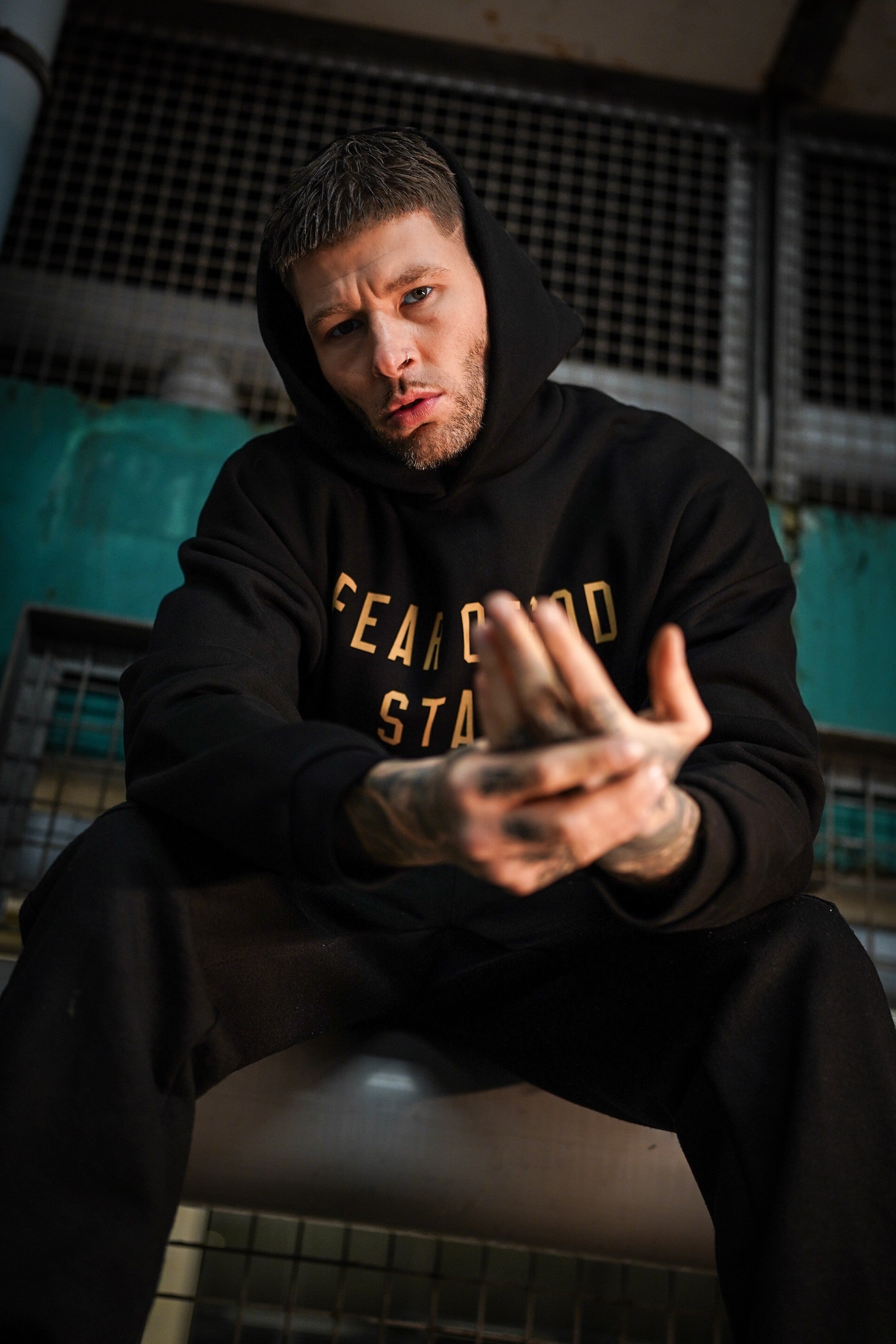 LUXURY HUB FEAR OF GOD ESSENTIALS FLEECE HOODIE