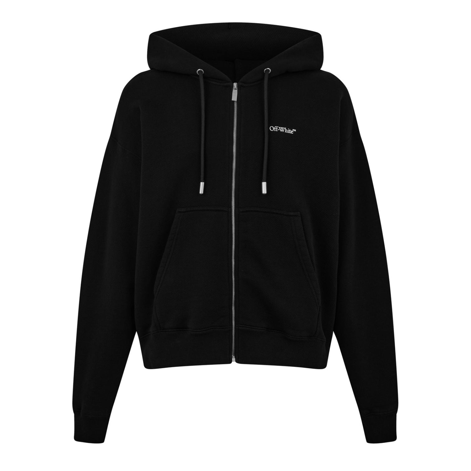 LUXURY HUB OFF WHITE OFF WIND ARR ZIP HOODIE