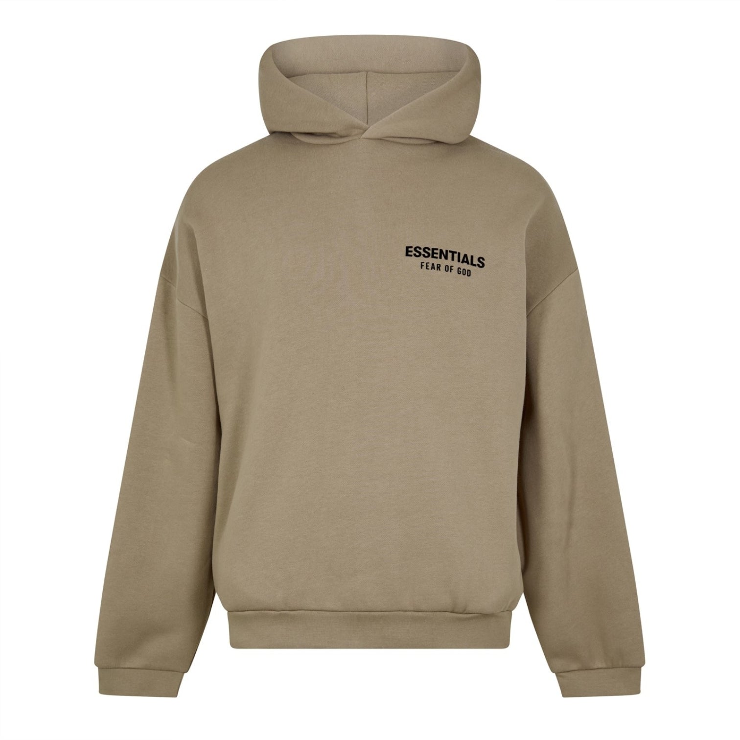 LUXURY HUB FEAR OF GOD ESSENTIALS LOGO OVER THE HEAD HOODIE