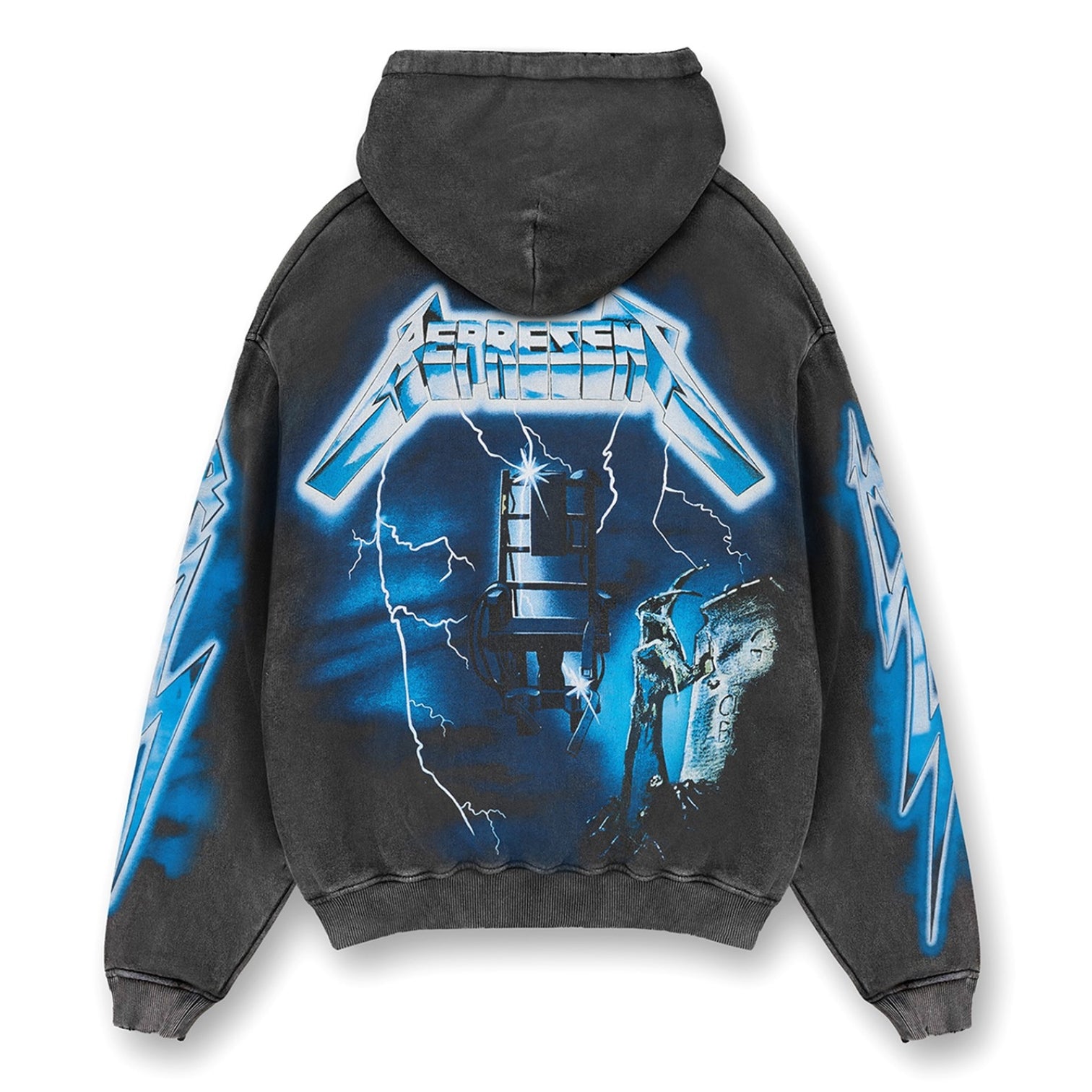 LUXURY HUB REPRESENT X METALLICA LIGHTNING HOODIE