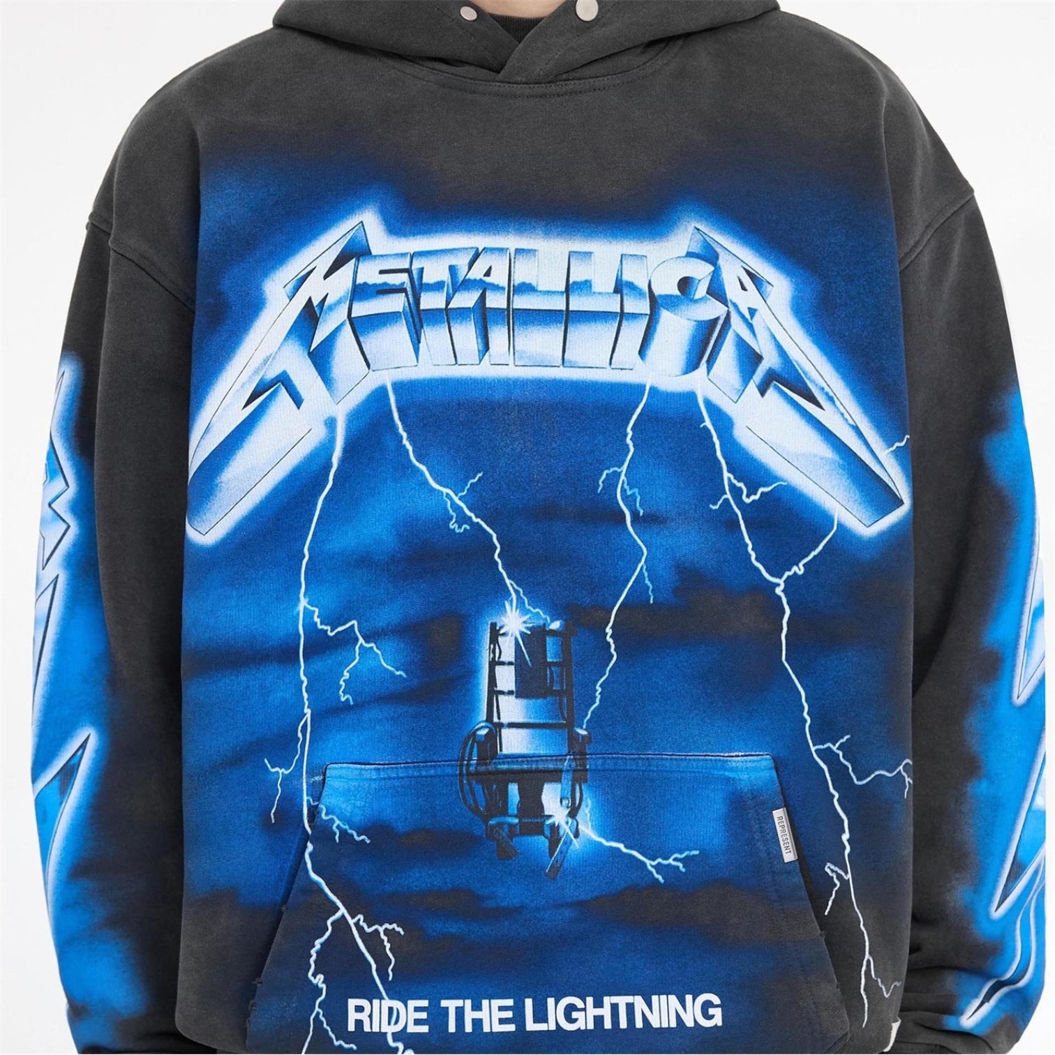 LUXURY HUB REPRESENT X METALLICA LIGHTNING HOODIE