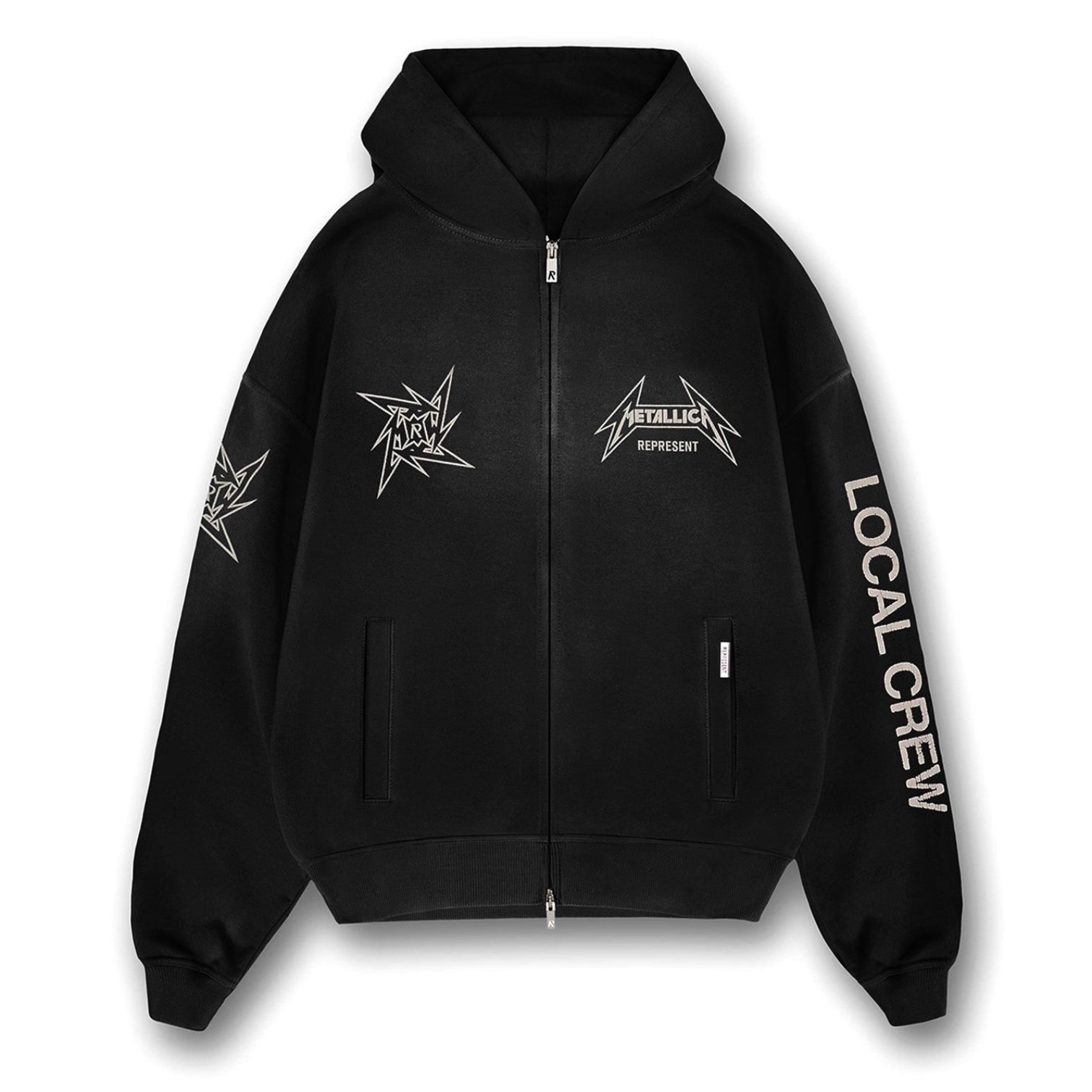 LUXURY HUB REPRESENT X METALLICA 40 YEAR ANNIVERSARY ZIP HOODIE