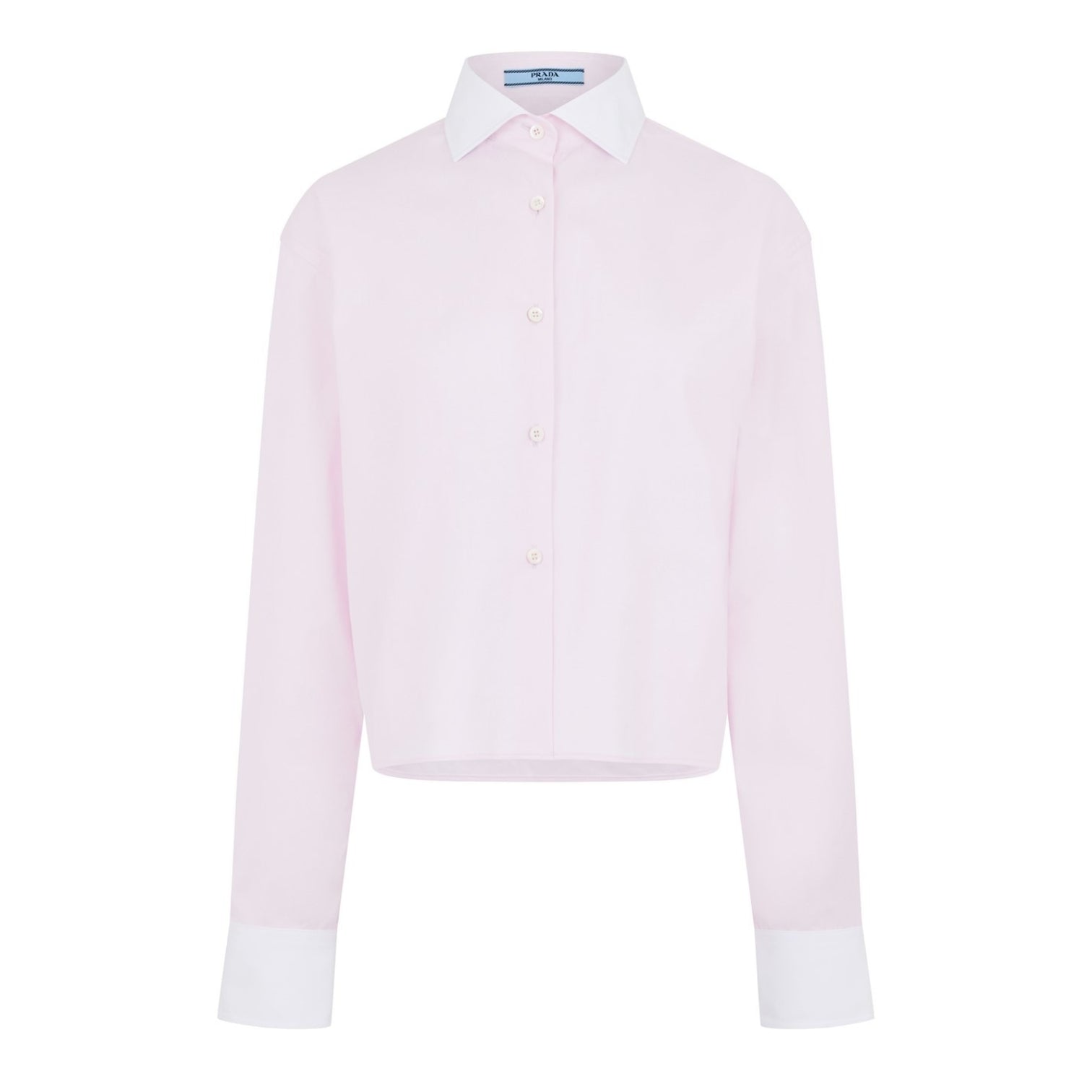 LUXURY HUB PRADA PRADA CROP BLOUSE