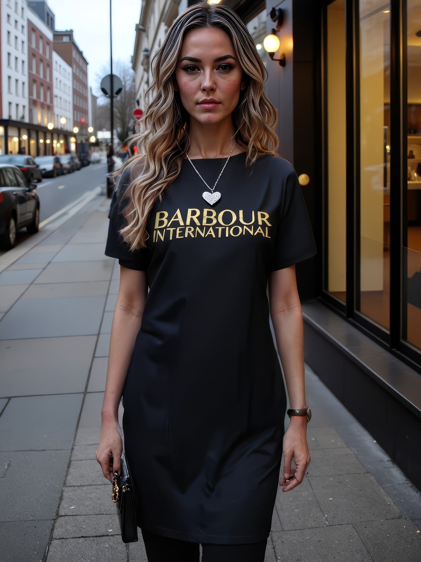 LUXURY HUB BARBOUR INTERNATIONAL CARLA MIDI DRESS