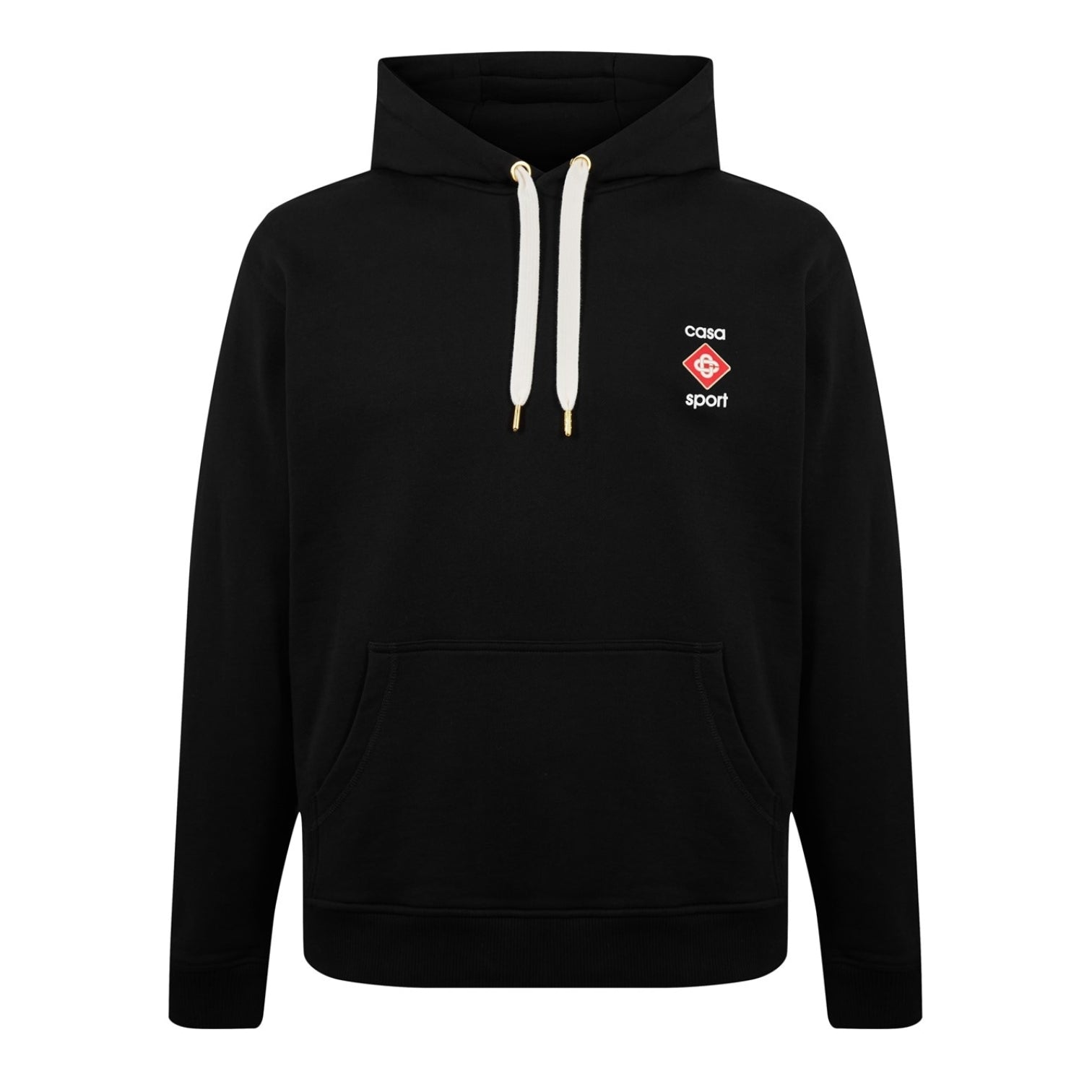 LUXURY HUB CASABLANCA SPORT LOGO HOODED SWEATSHIRT