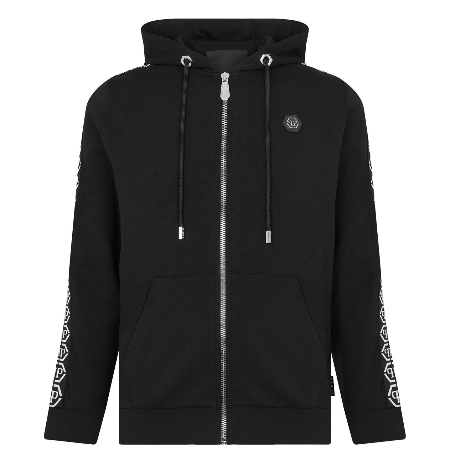 LUXURY HUB PHILIPP PLEIN TAPE ZIP HOODIE