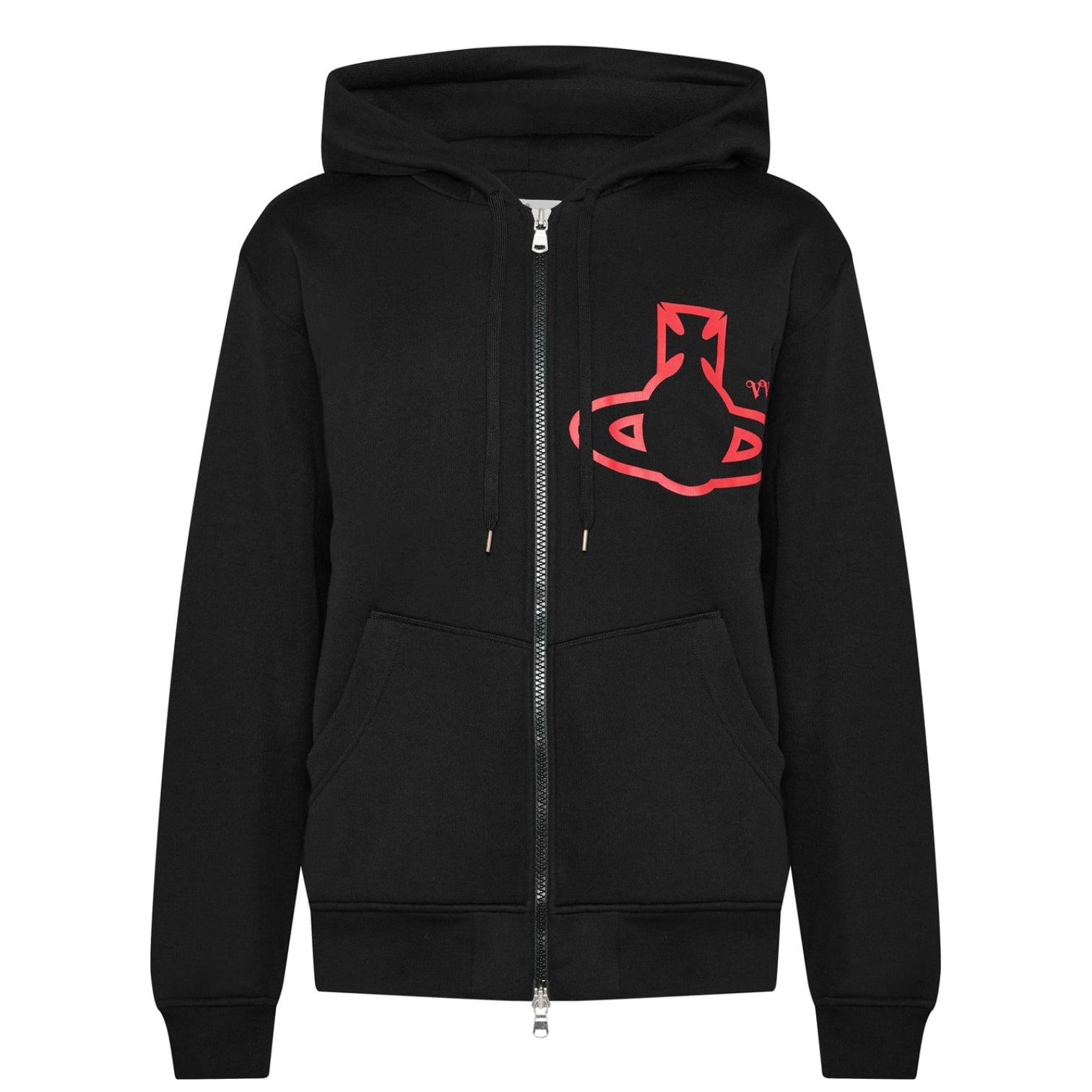 LUXURY HUB VIVIENNE WESTWOOD ORB ZIPPED HOODIE