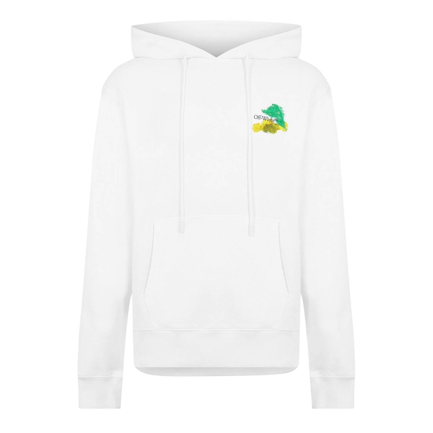 LUXURY HUB OFF WHITE PAINTED ARROW HOODIE