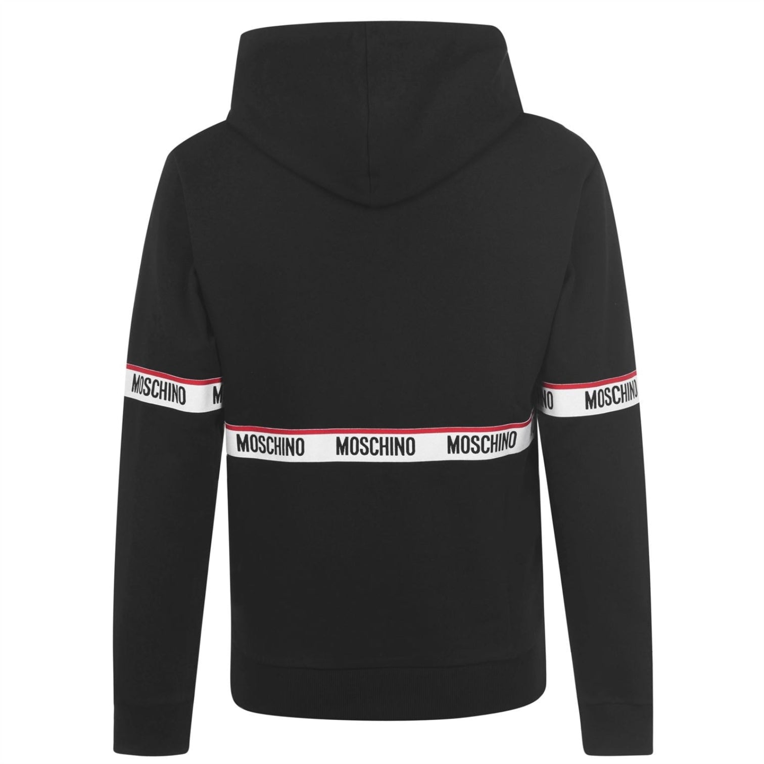 LUXURY HUB MOSCHINO TAPE OVER THE HEAD HOODIE