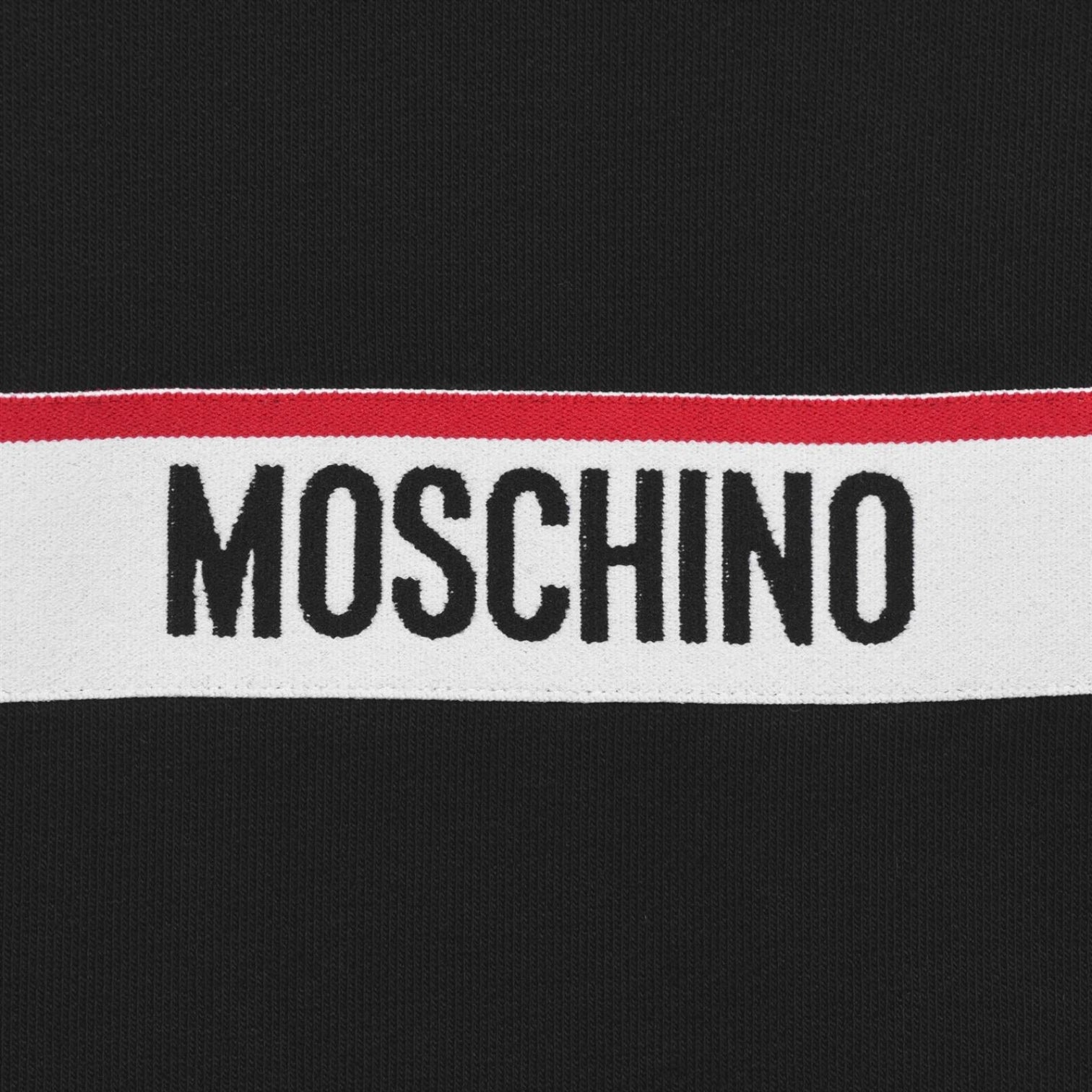 LUXURY HUB MOSCHINO TAPE OVER THE HEAD HOODIE