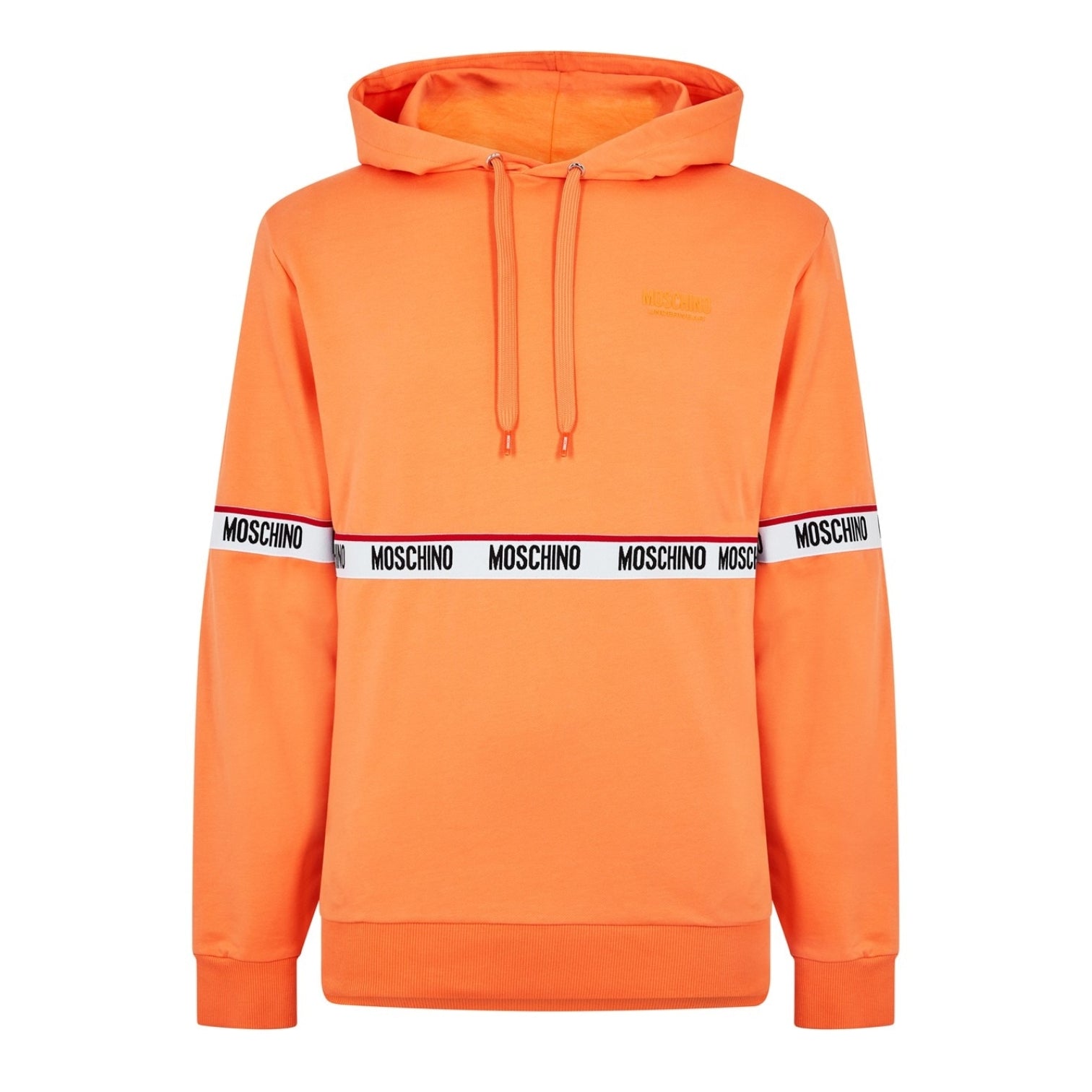 LUXURY HUB MOSCHINO TAPE OVER THE HEAD HOODIE