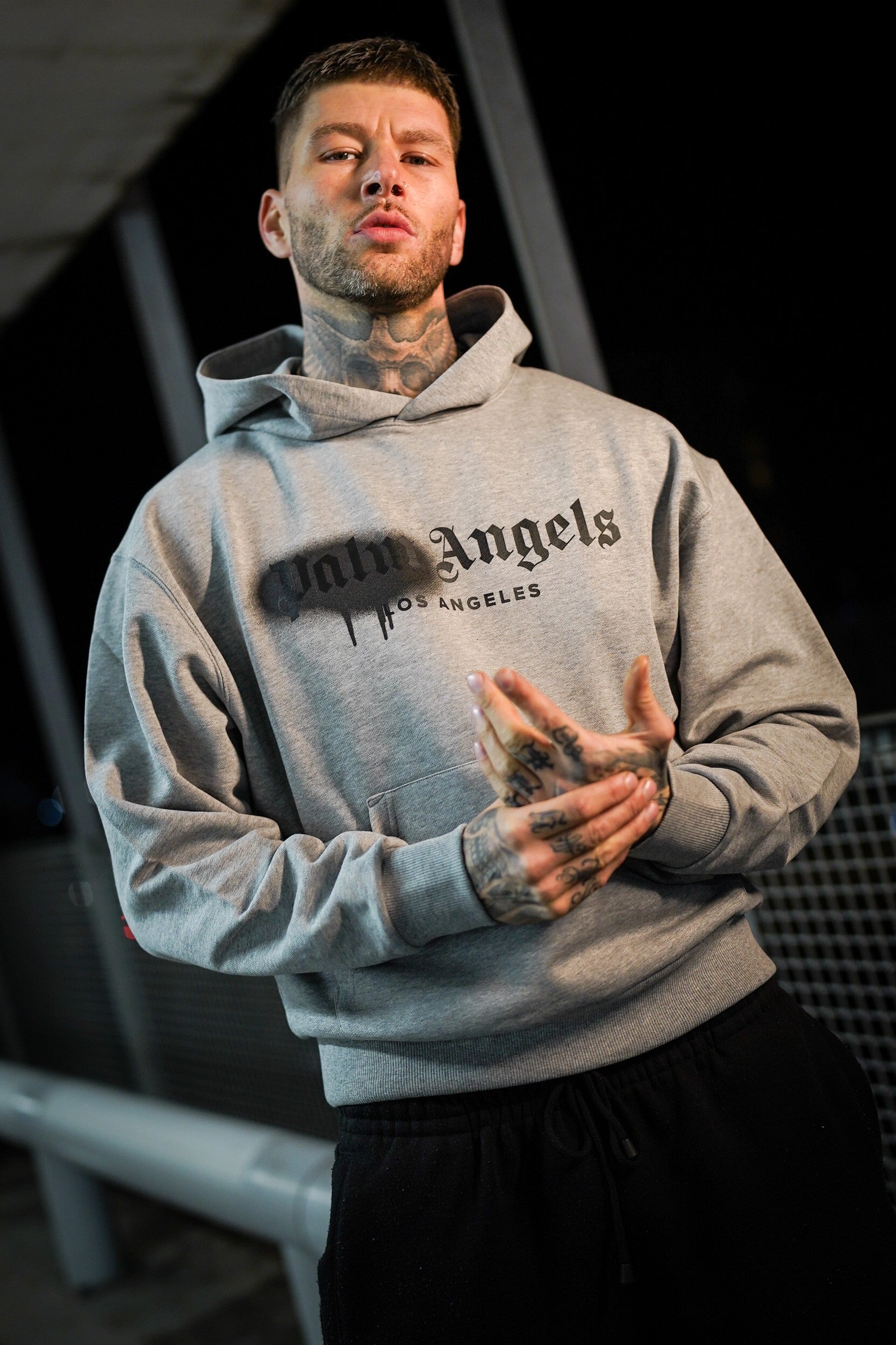 LUXURY HUB PALM ANGELS PALM SPRAY HOODIE