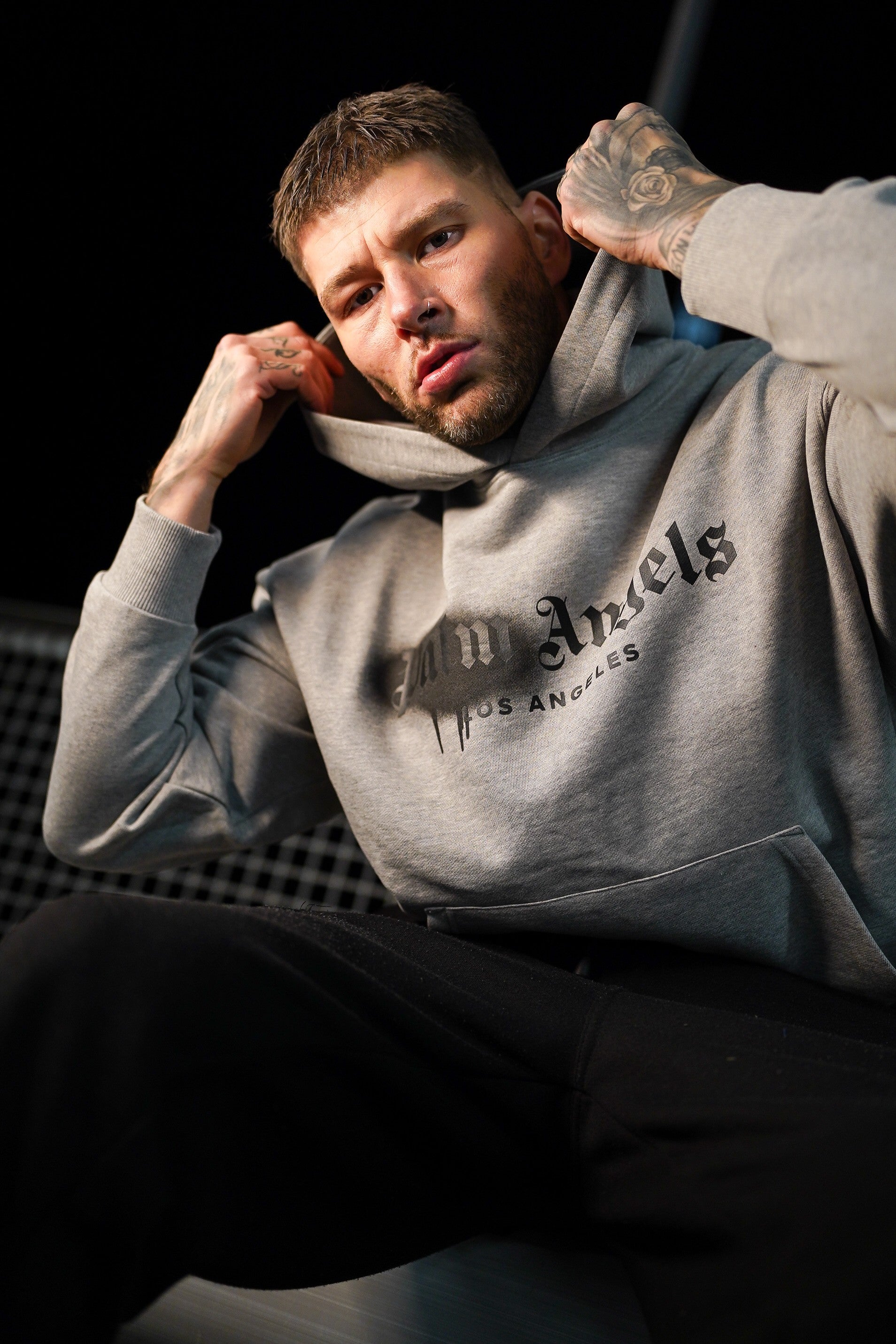 LUXURY HUB PALM ANGELS PALM SPRAY HOODIE