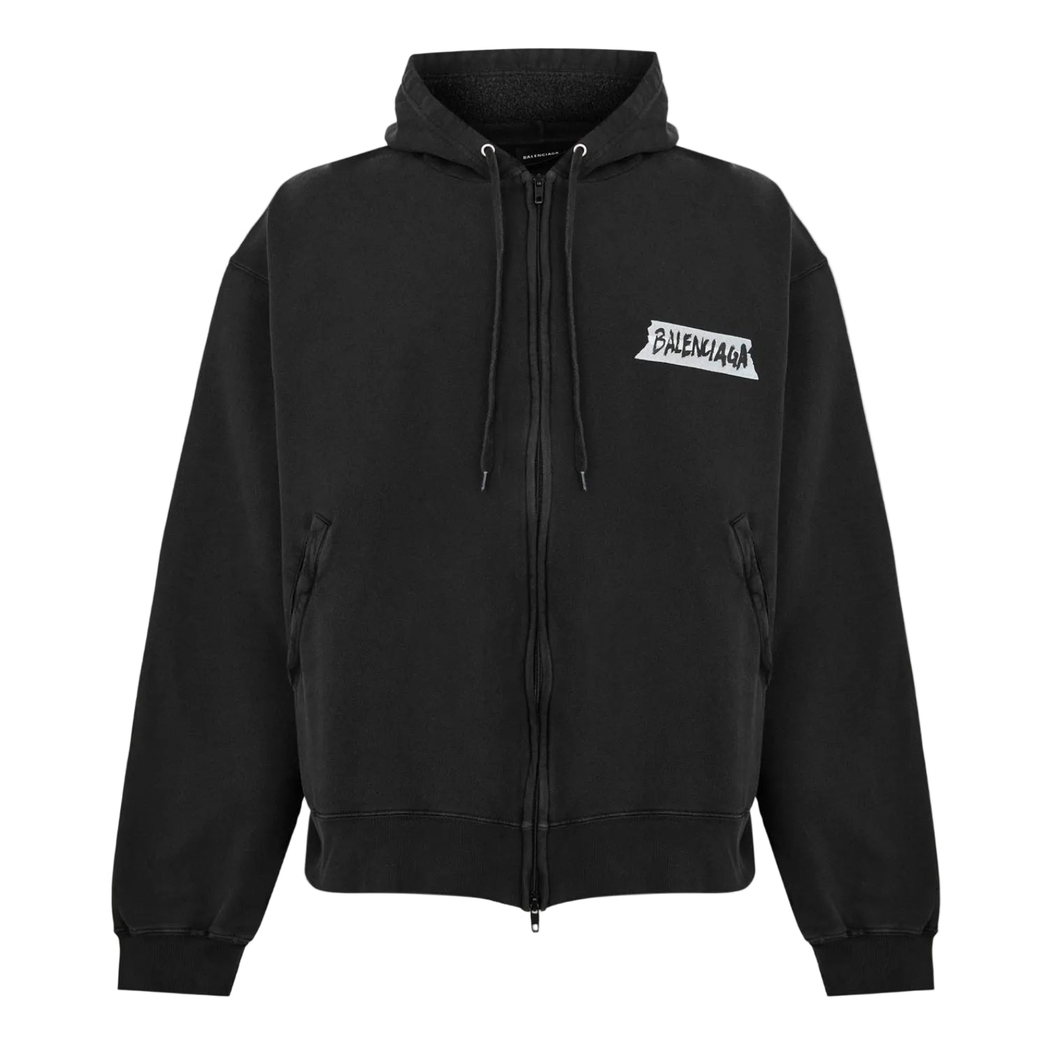 LUXURY HUB BALENCIAGA BAL OVERSIZED ZIP-UP
