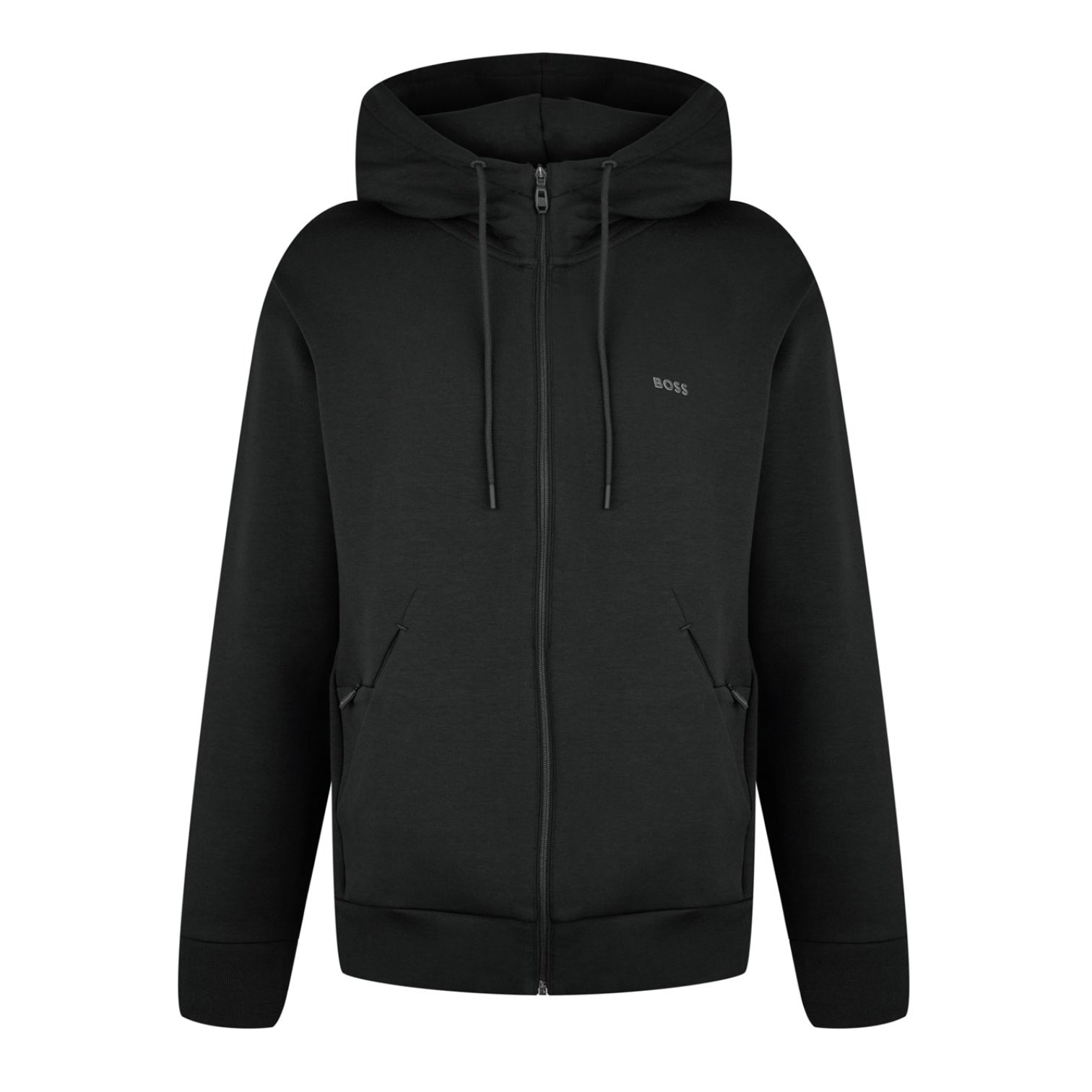 LUXURY HUB BOSS STRETCH ZIP UP HOODIE