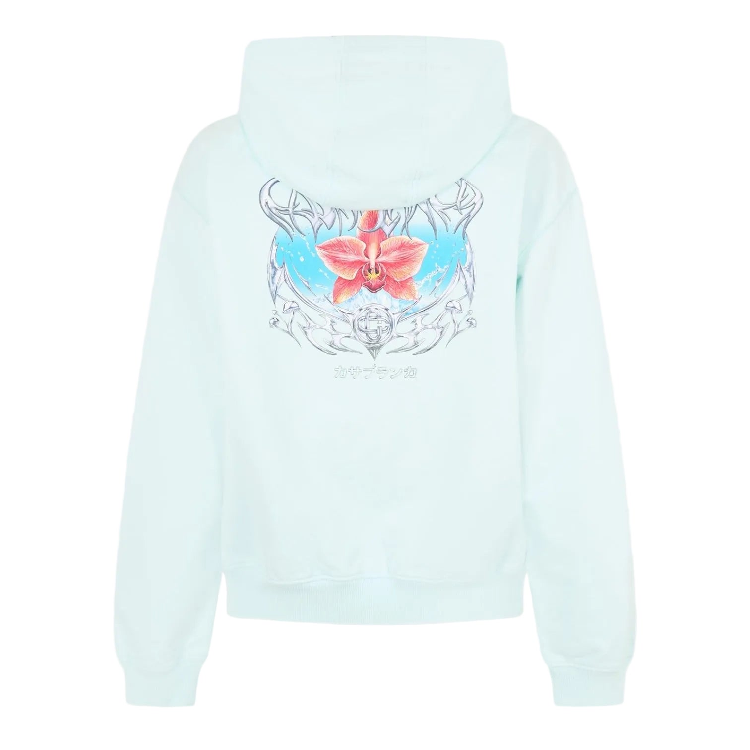 LUXURY HUB CASABLANCA MEN'S BLADES ZIP HOODIE