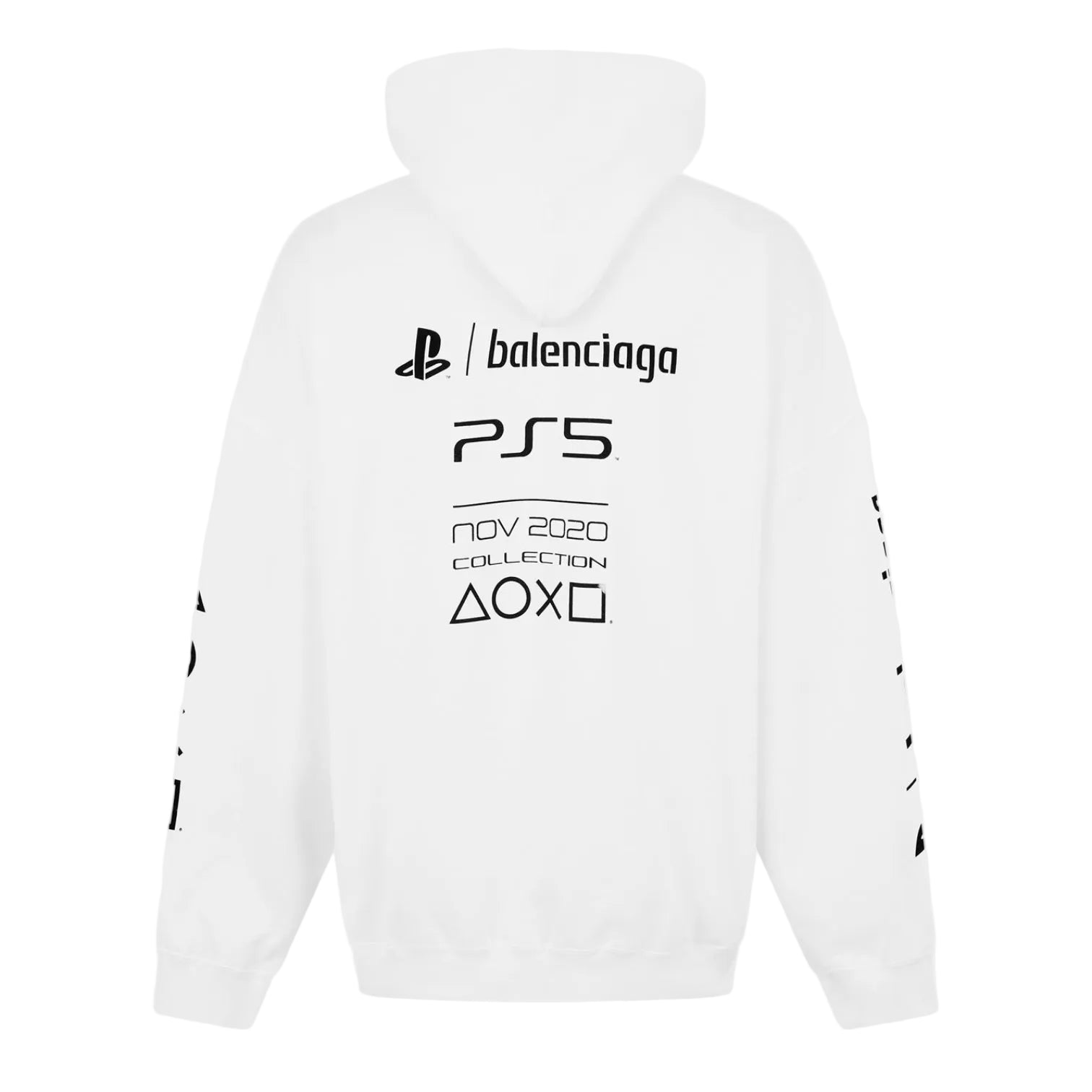 LUXURY HUB BALENCIAGA MEN'S OVERSIZED PULL OVER HOODIE