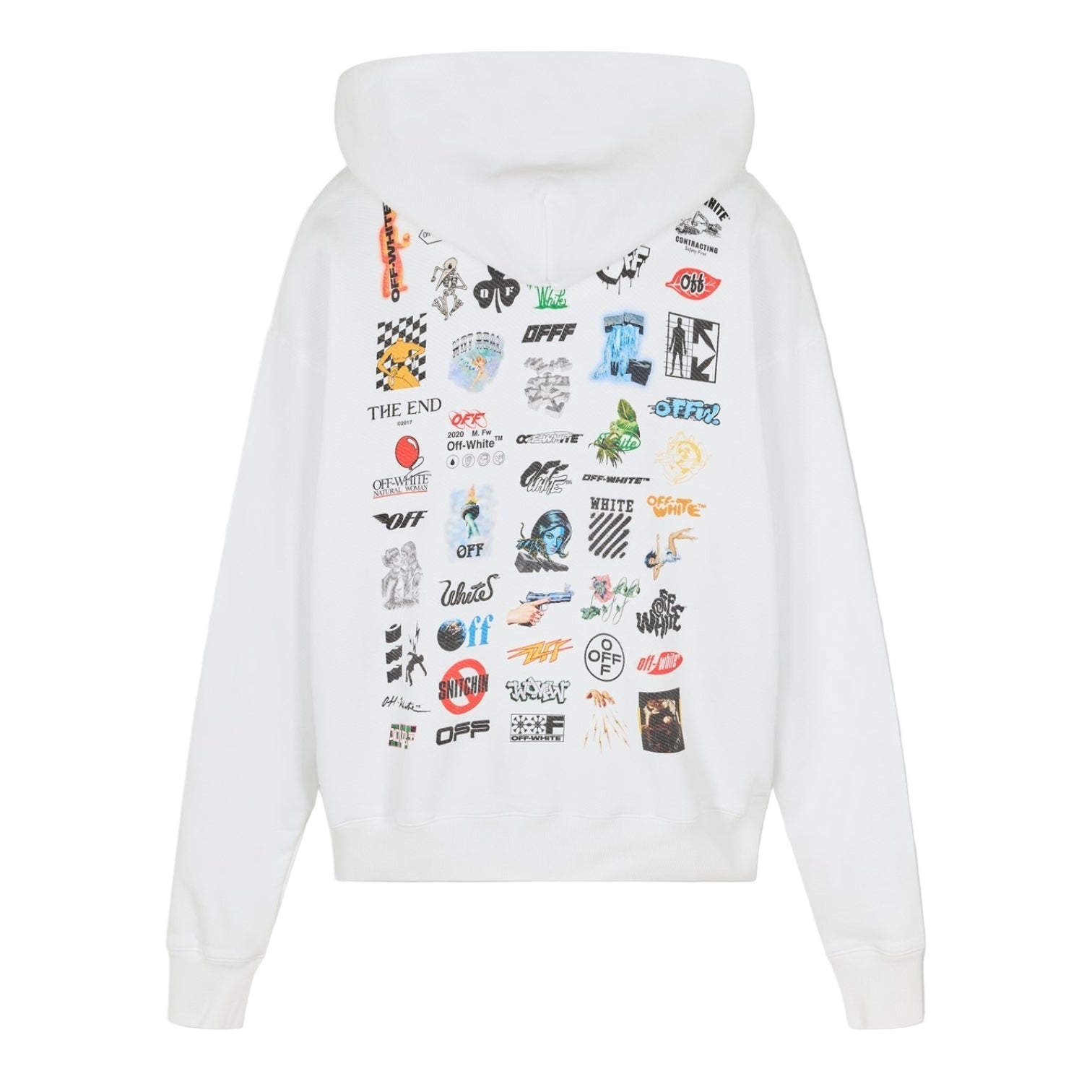 LUXURY HUB OFF WHITE MEN'S HOODIE