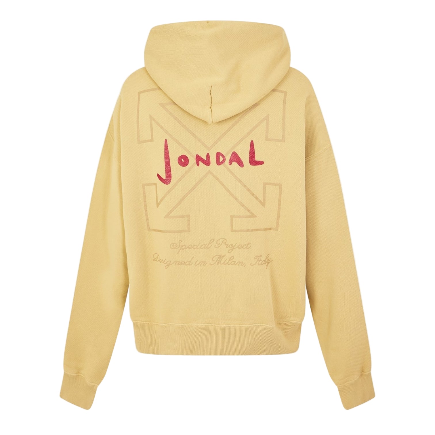 LUXURY HUB OFF WHITE MEN'S HOODIE