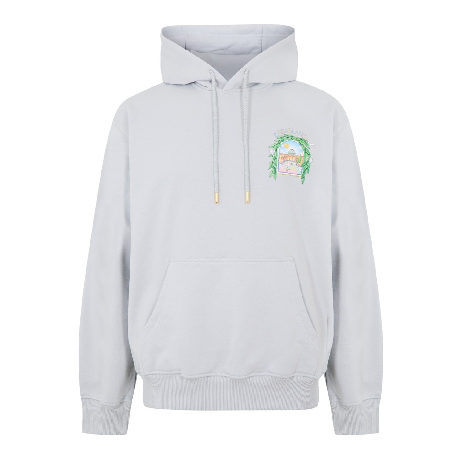 LUXURY HUB CASABLANCA MEN'S LARCHE LOGO OVER THE HEAD HOODIE