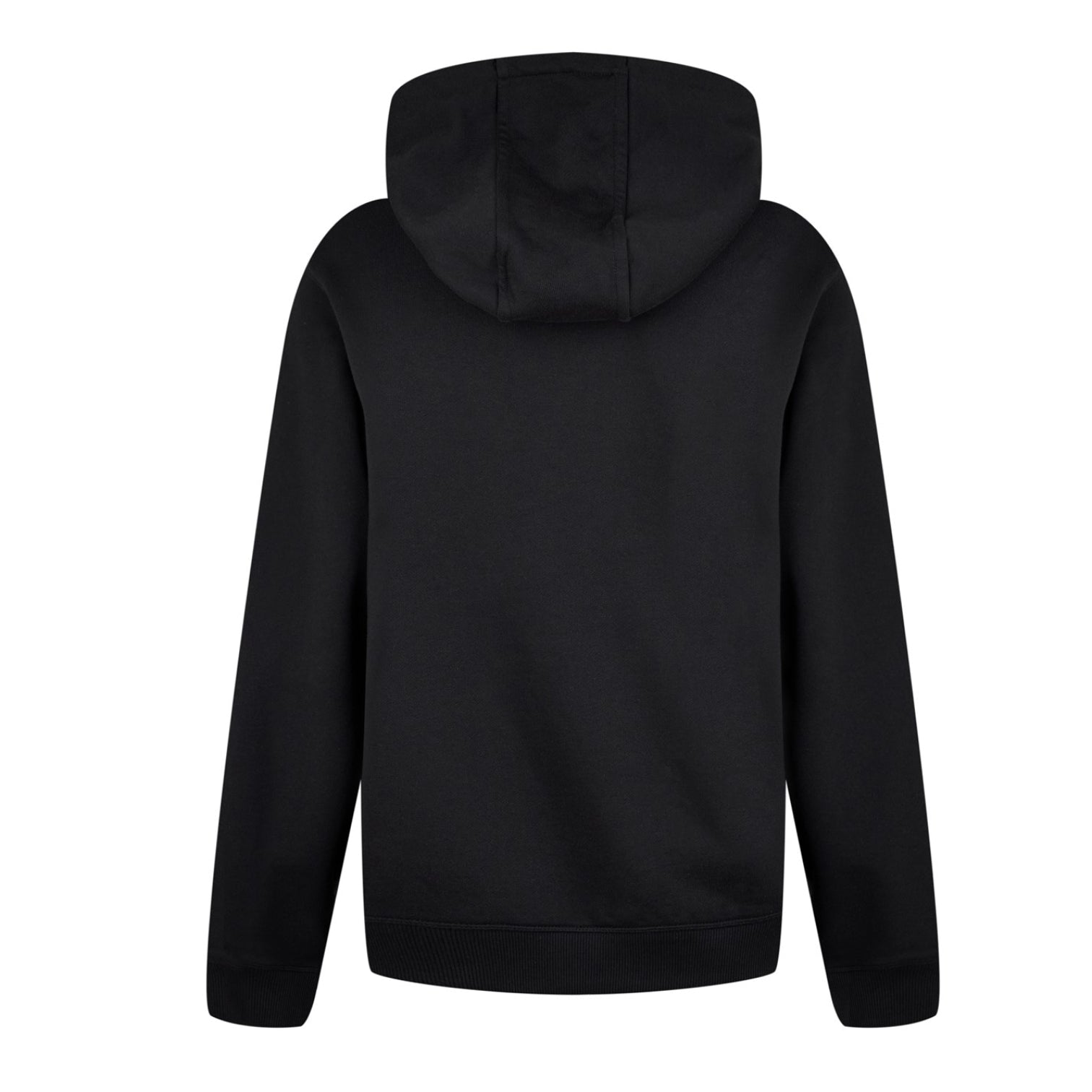 LUXURY HUB HUGO LOGO LABEL COTTON TERRY HOODIE