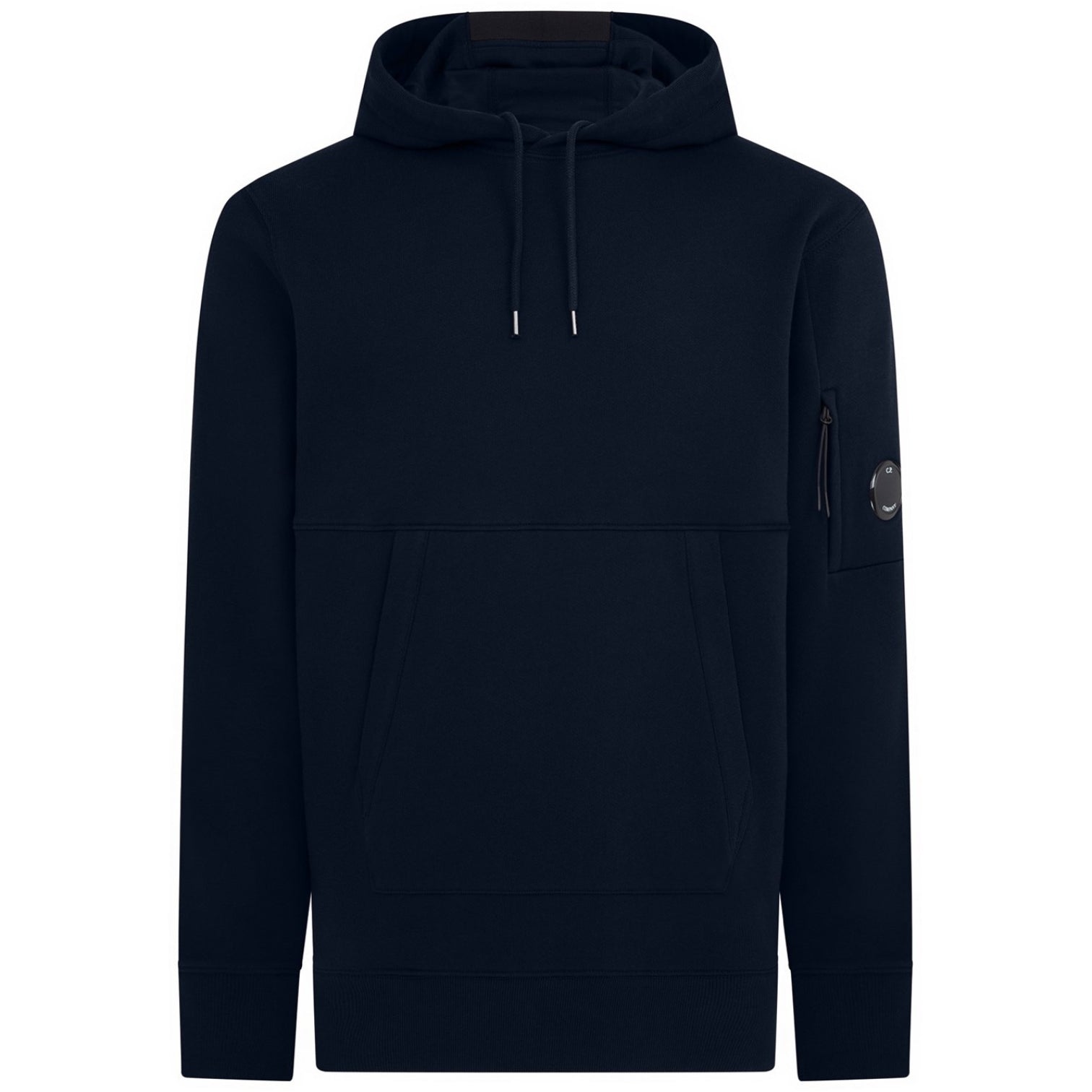 LUXURY HUB CP COMPANY DIAGONAL RAISED FLEECE HOODIE